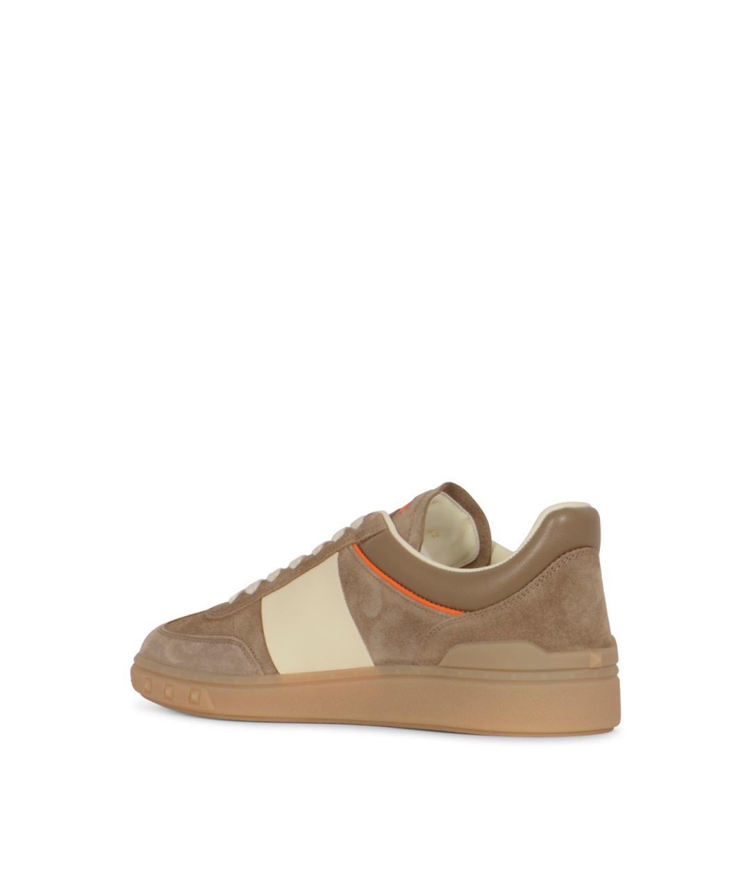 VALENTINO Мульти кожаные низкие кроссовки / кеды, фото 3