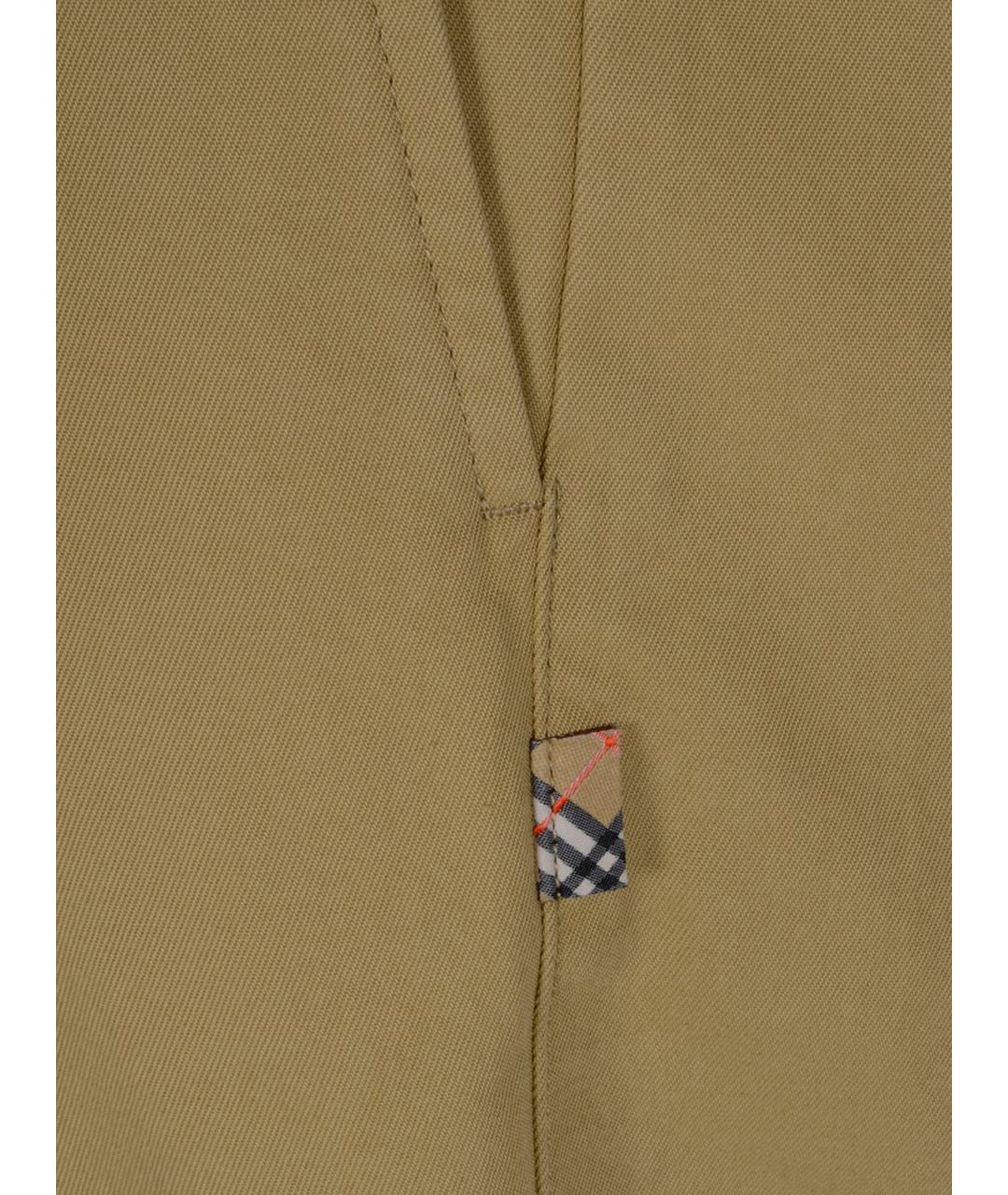 BURBERRY Хлопковые повседневные брюки, фото 3