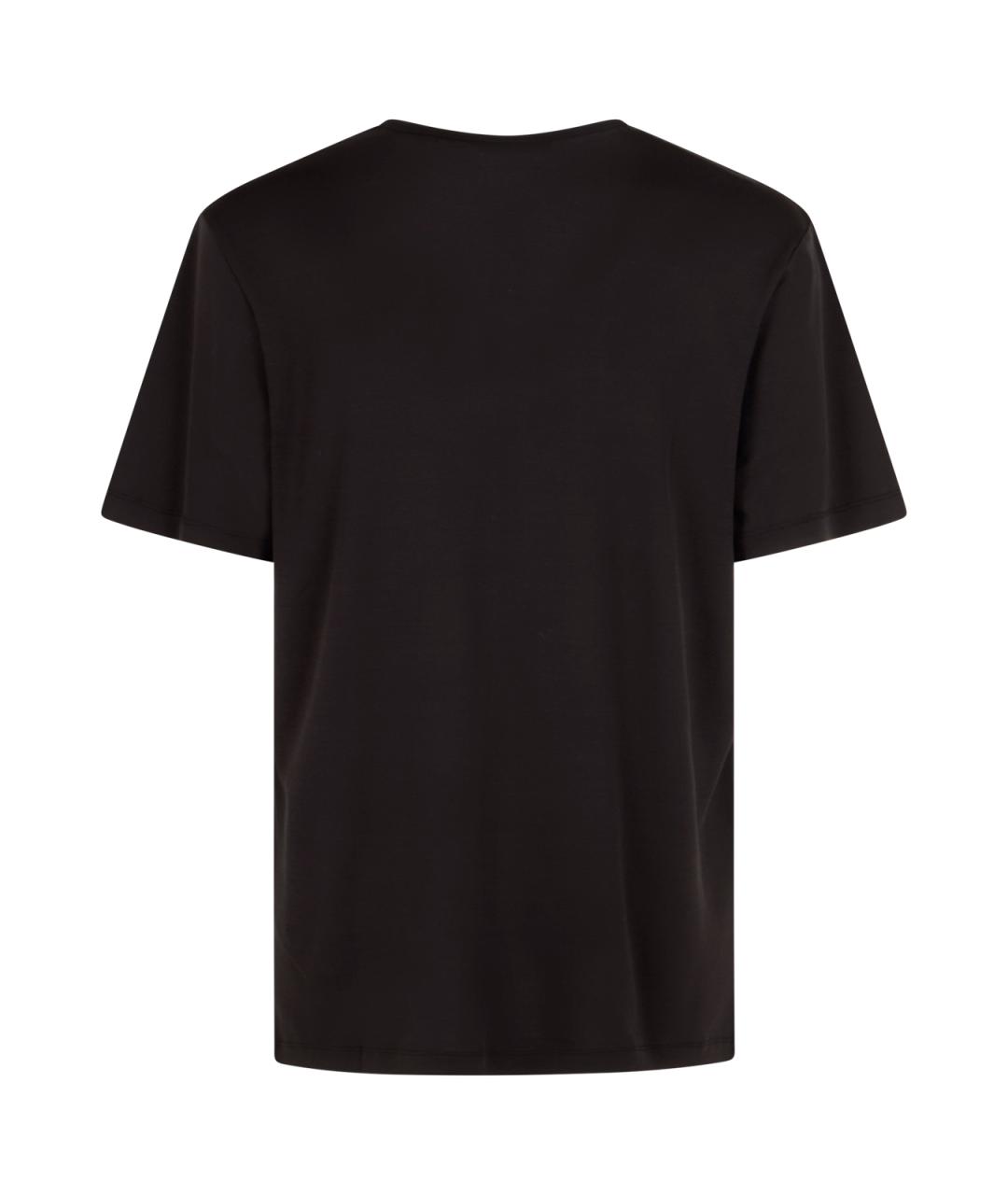 LEMAIRE Темно-синяя хлопковая футболка, фото 2