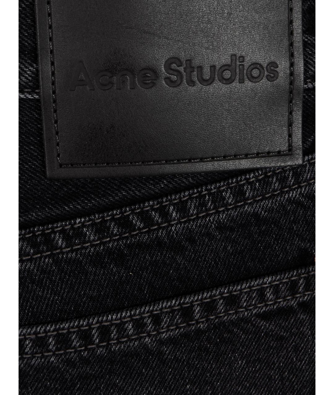 ACNE STUDIOS Черные прямые джинсы, фото 3