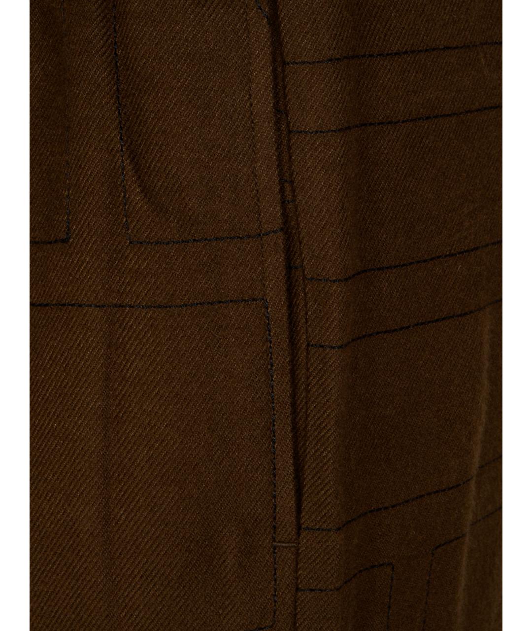 TOTEME Коричневые прямые брюки, фото 3