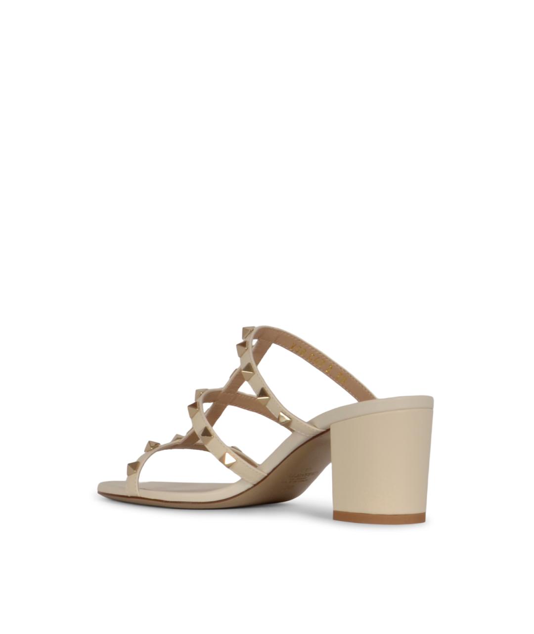 VALENTINO Бежевые кожаные туфли, фото 3