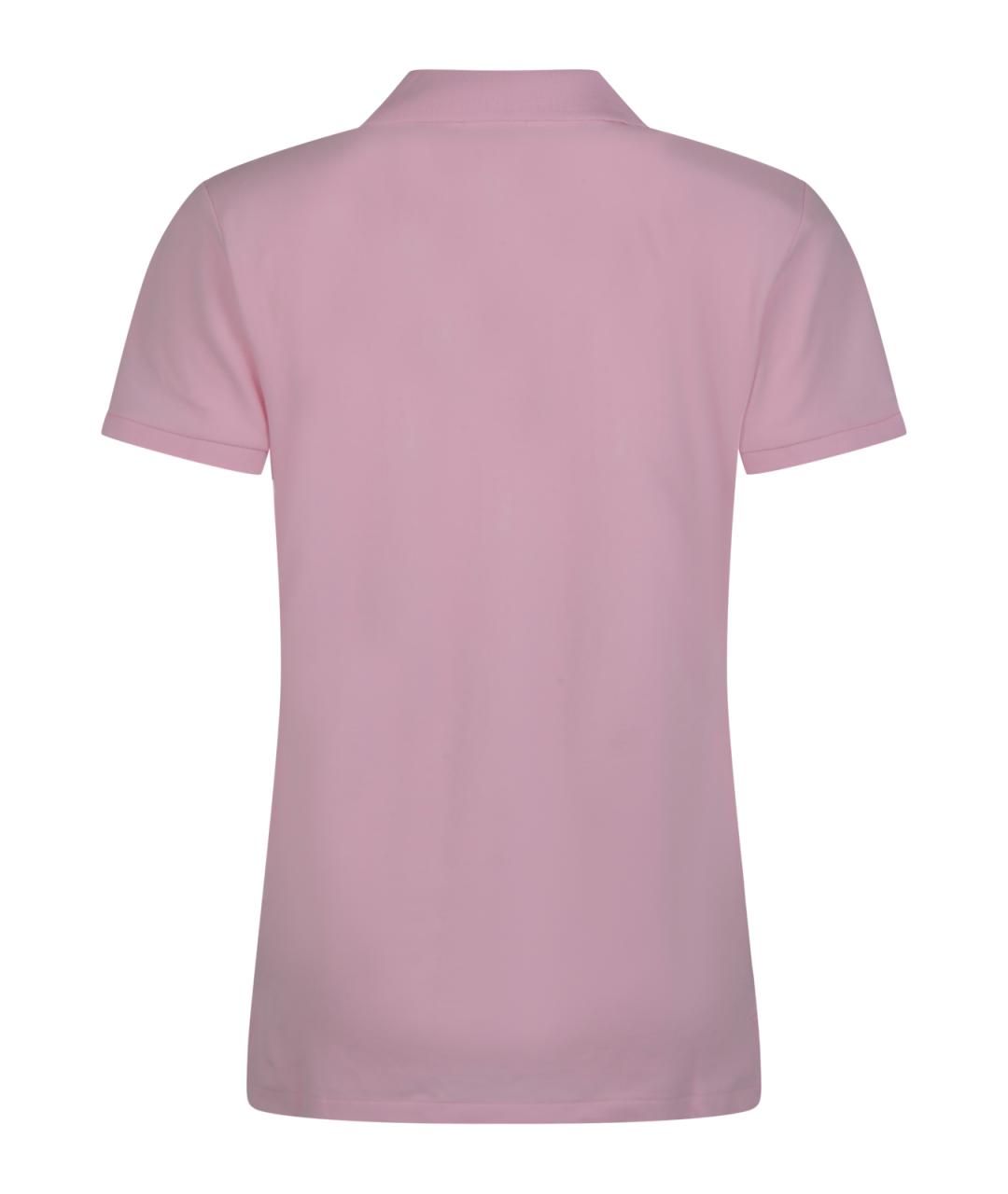 POLO RALPH LAUREN Розовая хлопковая футболка, фото 2