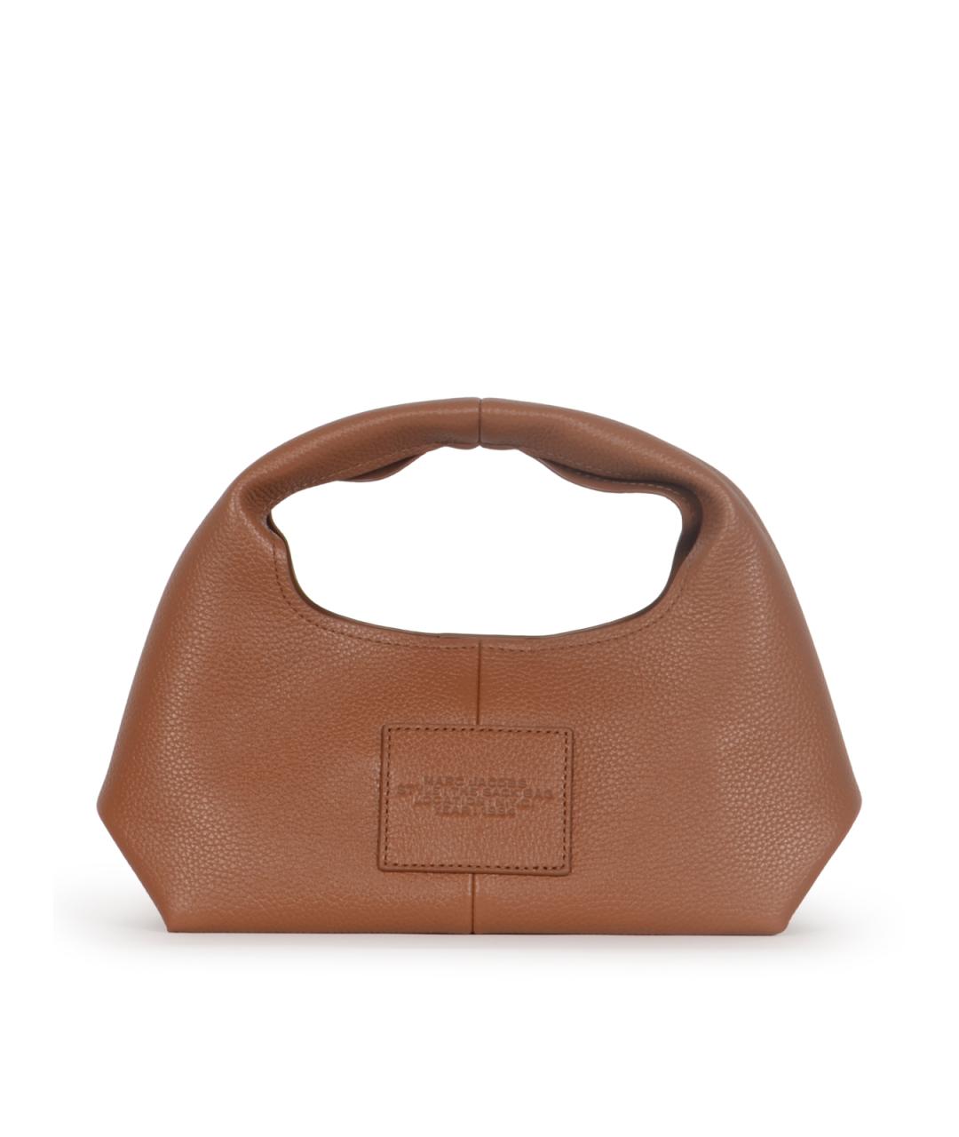 MARC JACOBS Бежевая кожаная сумка с короткими ручками, фото 3