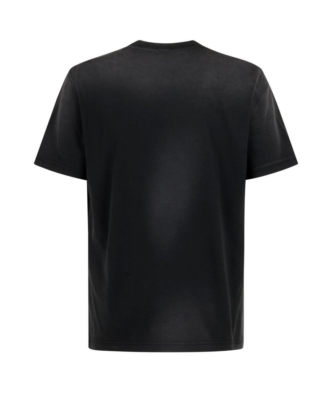 DIESEL Серая хлопковая футболка, фото 2