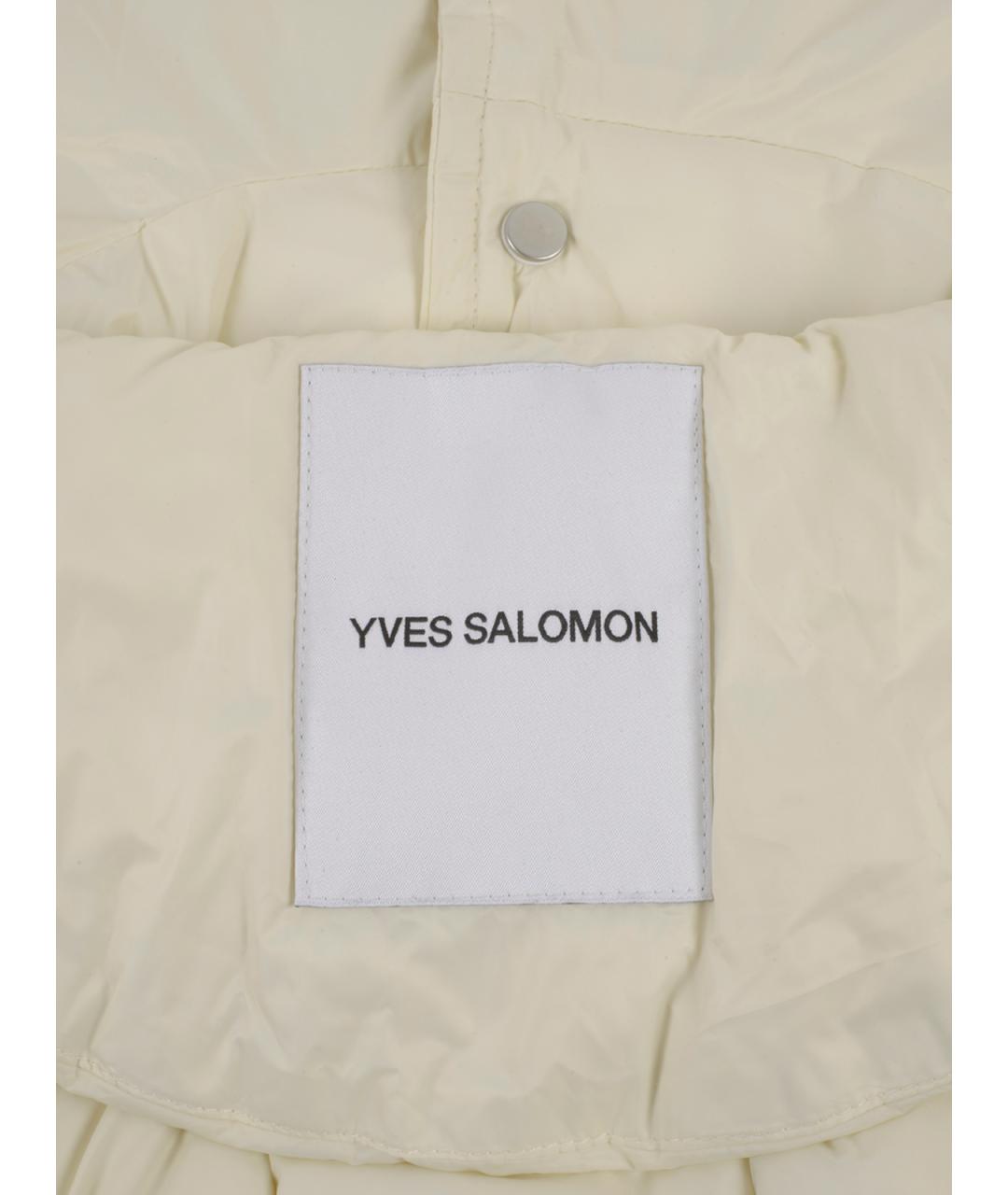 YVES SALOMON Бежевая шапка, фото 3