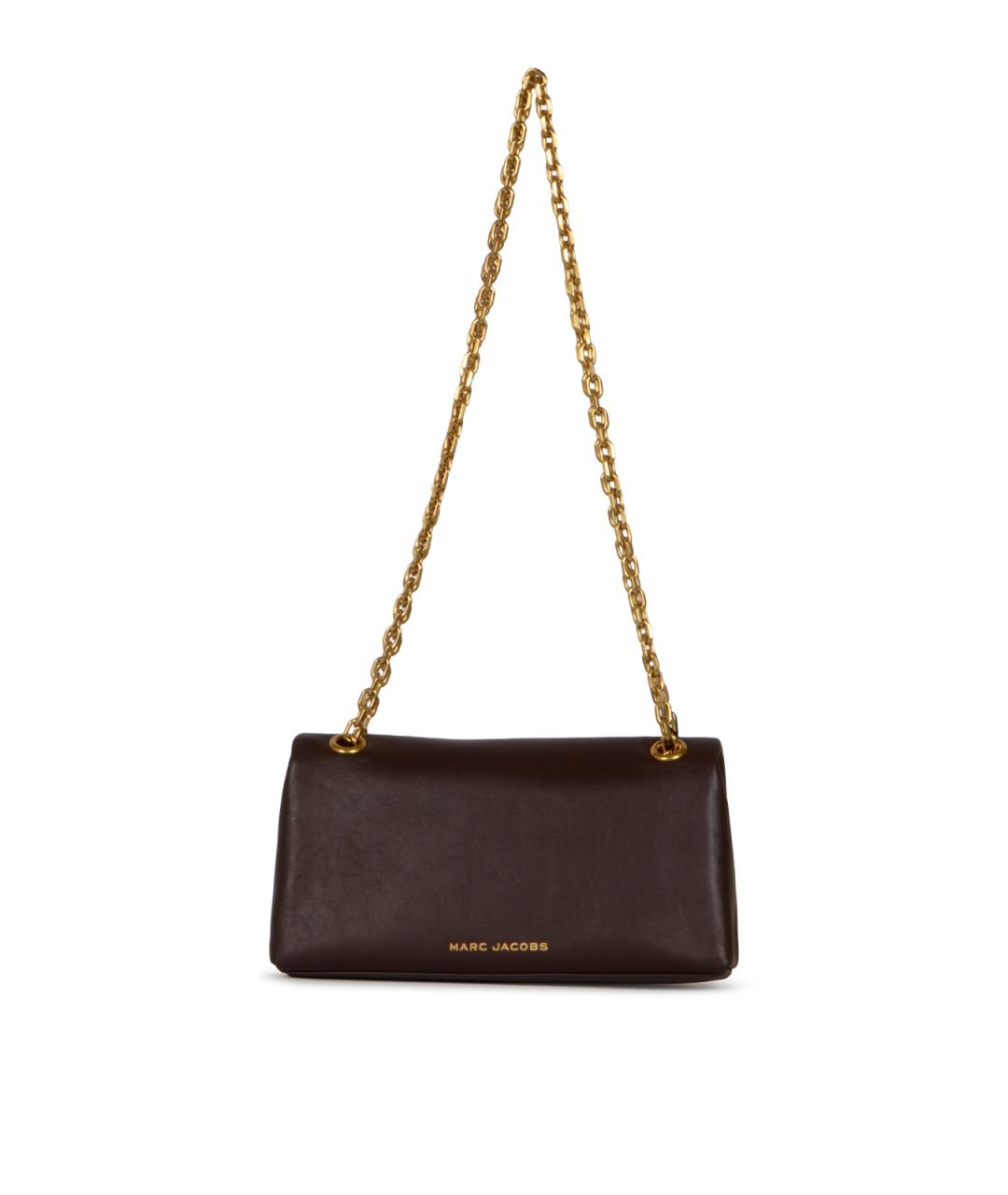 MARC JACOBS Коричневая кожаная сумка через плечо, фото 3