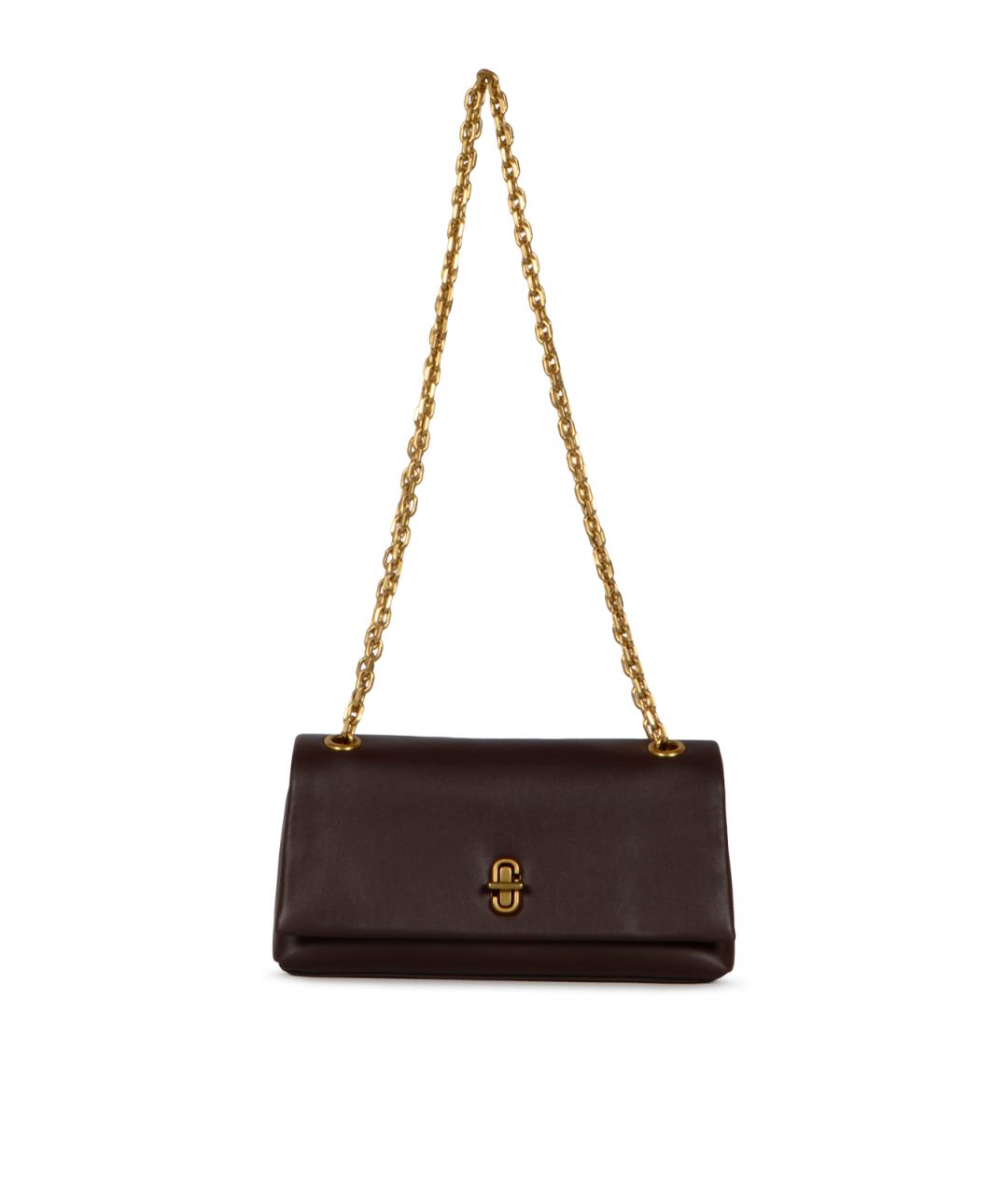 MARC JACOBS Коричневая кожаная сумка через плечо, фото 1