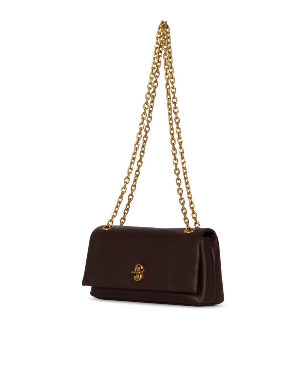 MARC JACOBS Коричневая кожаная сумка через плечо, фото 2