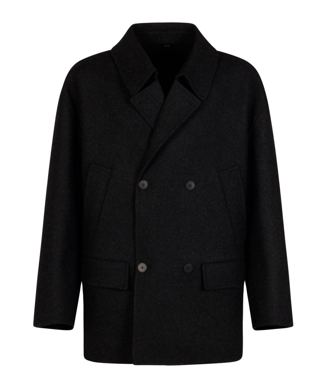 FENDI Серое шерстяное пальто, фото 1