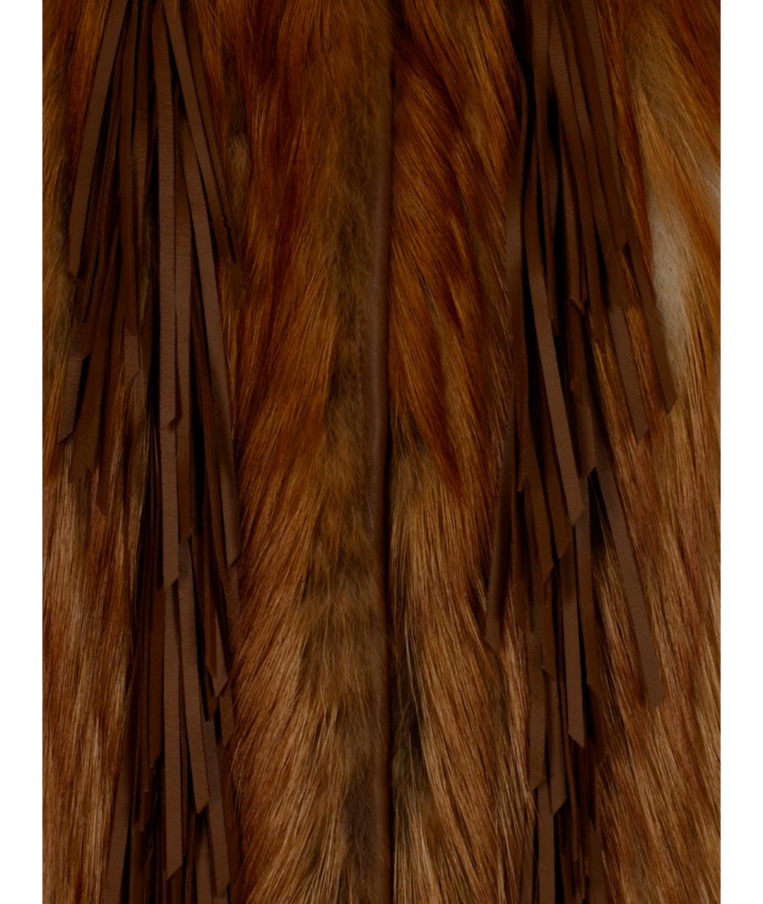 YVES SALOMON Коричневая шуба, фото 3