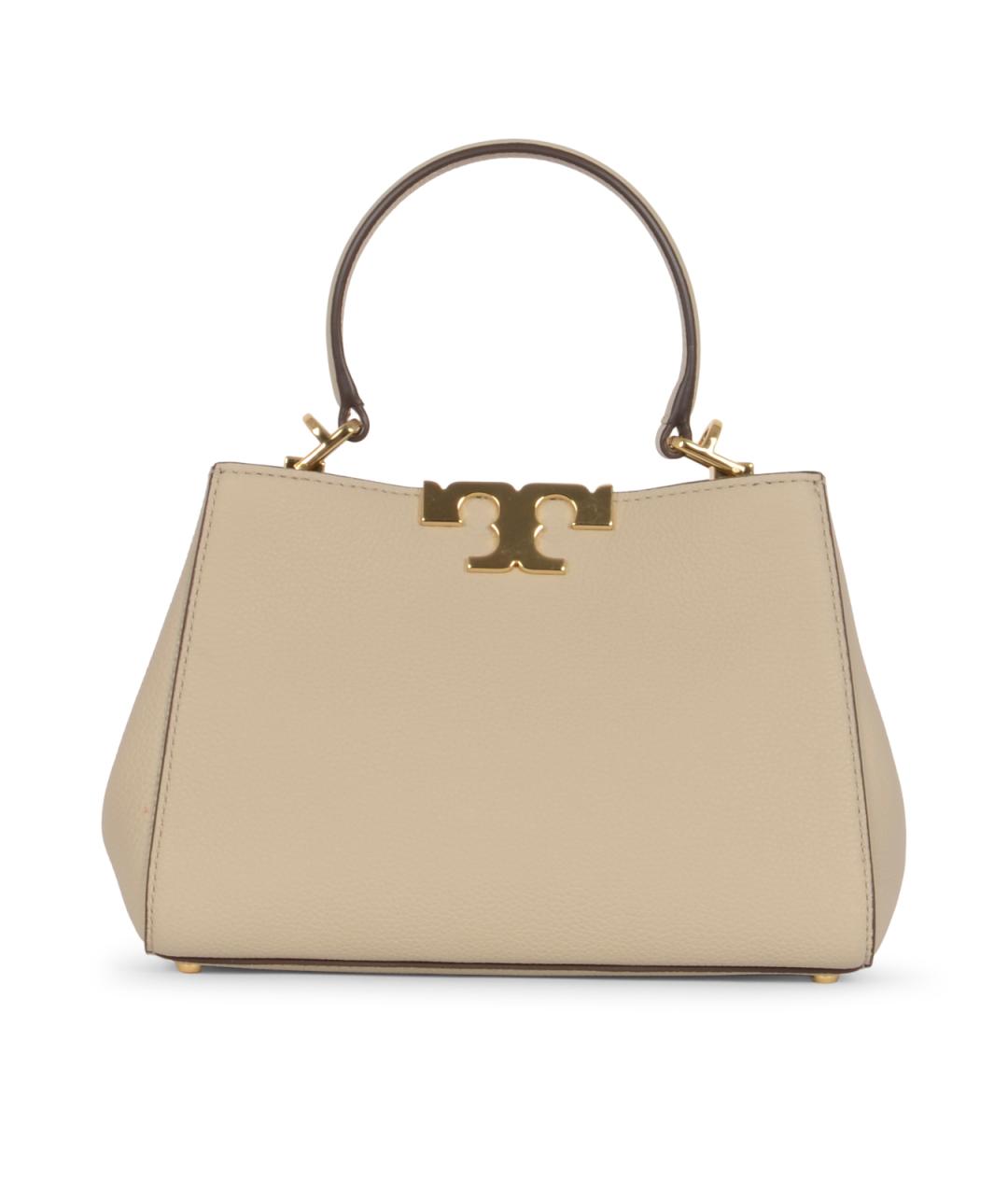 TORY BURCH Бежевая кожаная сумка тоут, фото 1