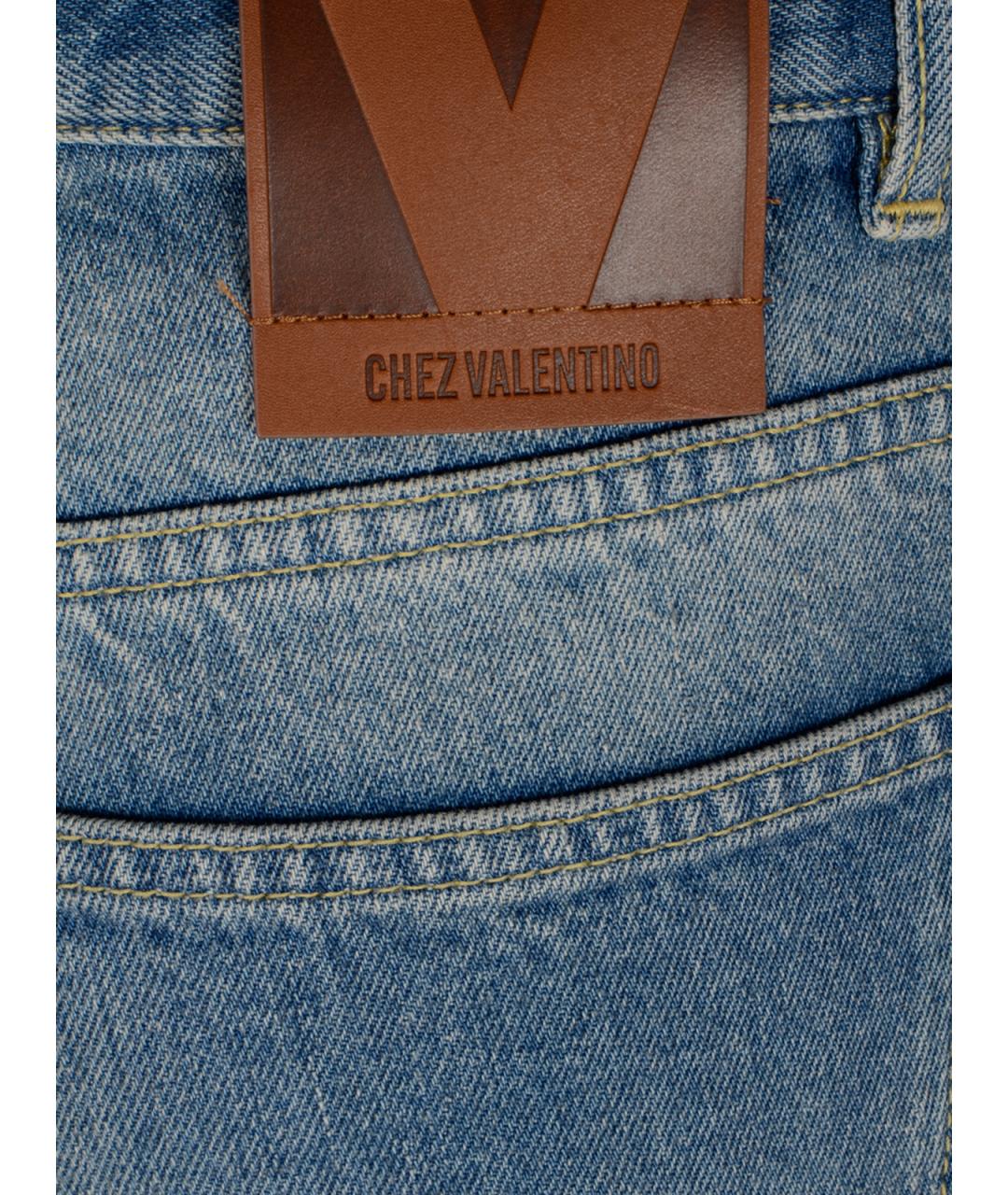 VALENTINO Синие прямые джинсы, фото 3