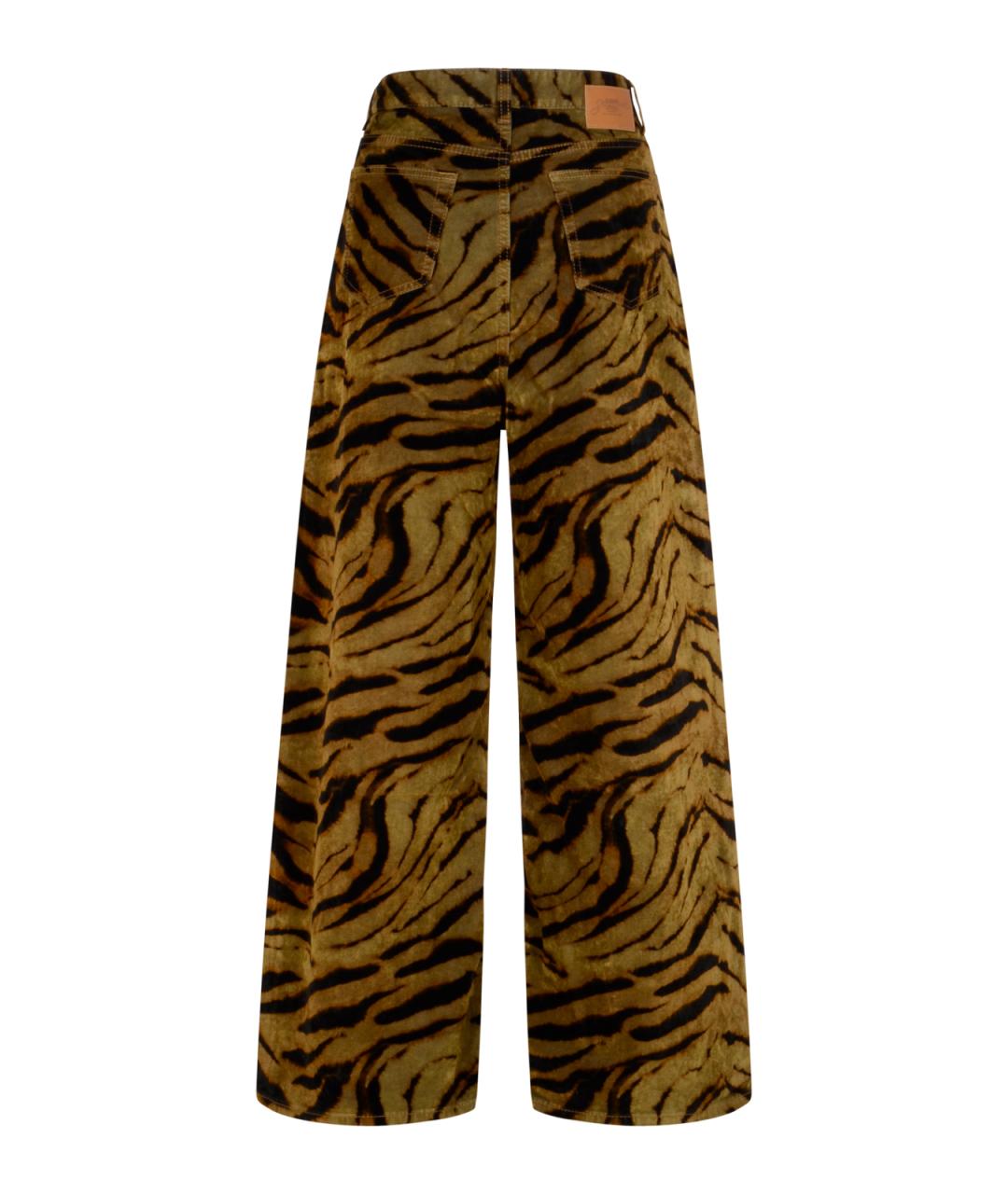 GANNI Мульти хлопковые прямые джинсы, фото 2