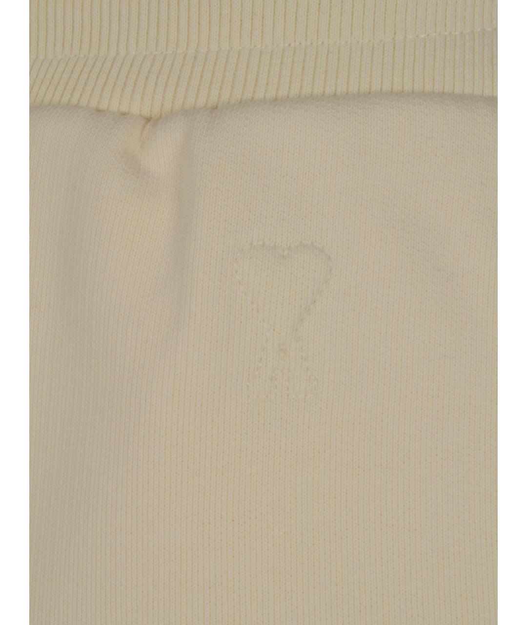 Ami Paris Бежевые хлопковые шорты, фото 3