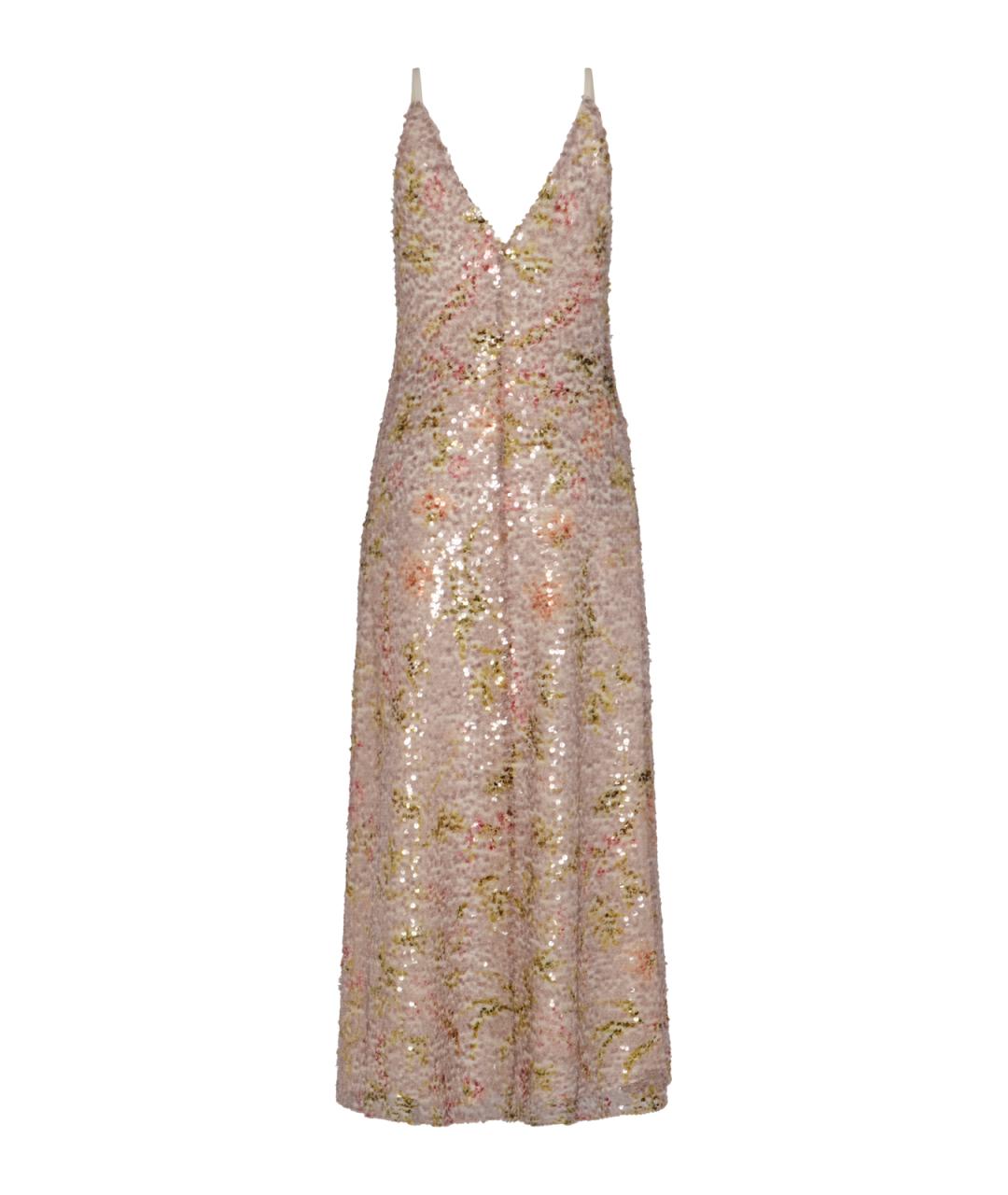 ALBERTA FERRETTI Мульти полиэстеровое вечернее платье, фото 2