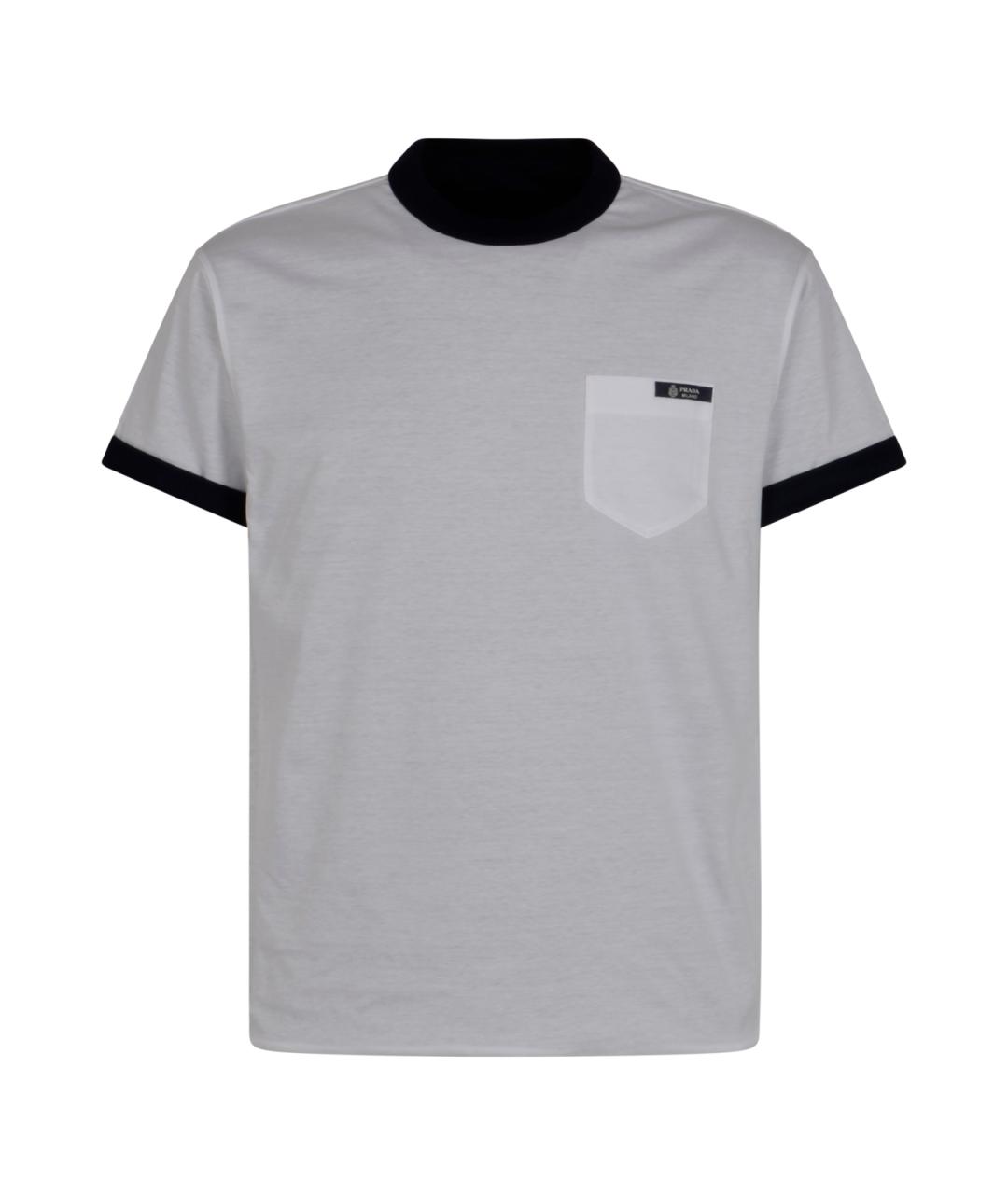 PRADA Белая футболка, фото 1