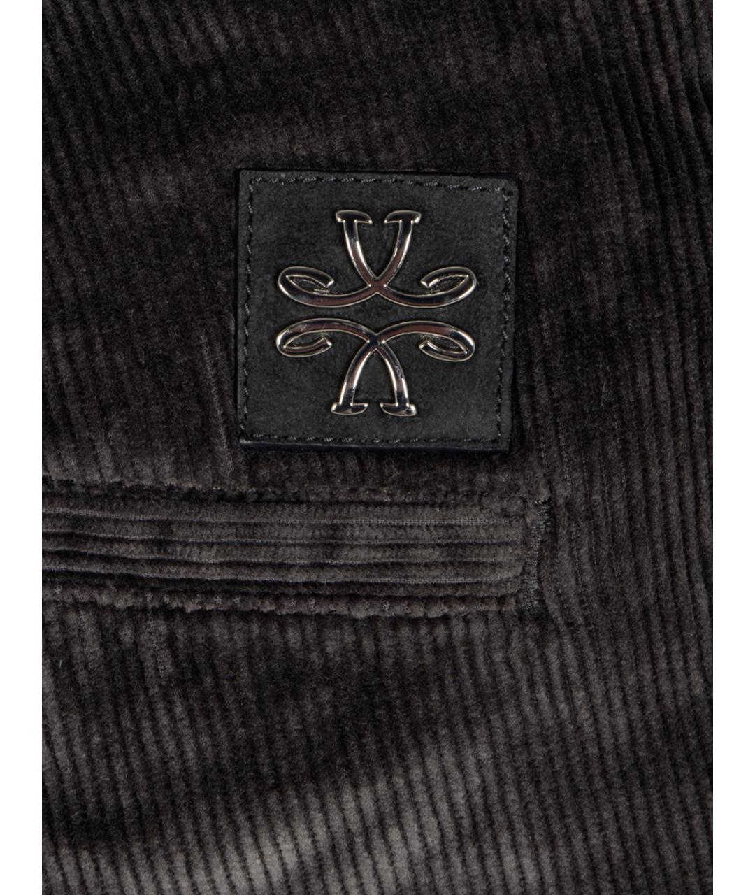 JACOB COHEN Серые хлопковые повседневные брюки, фото 3