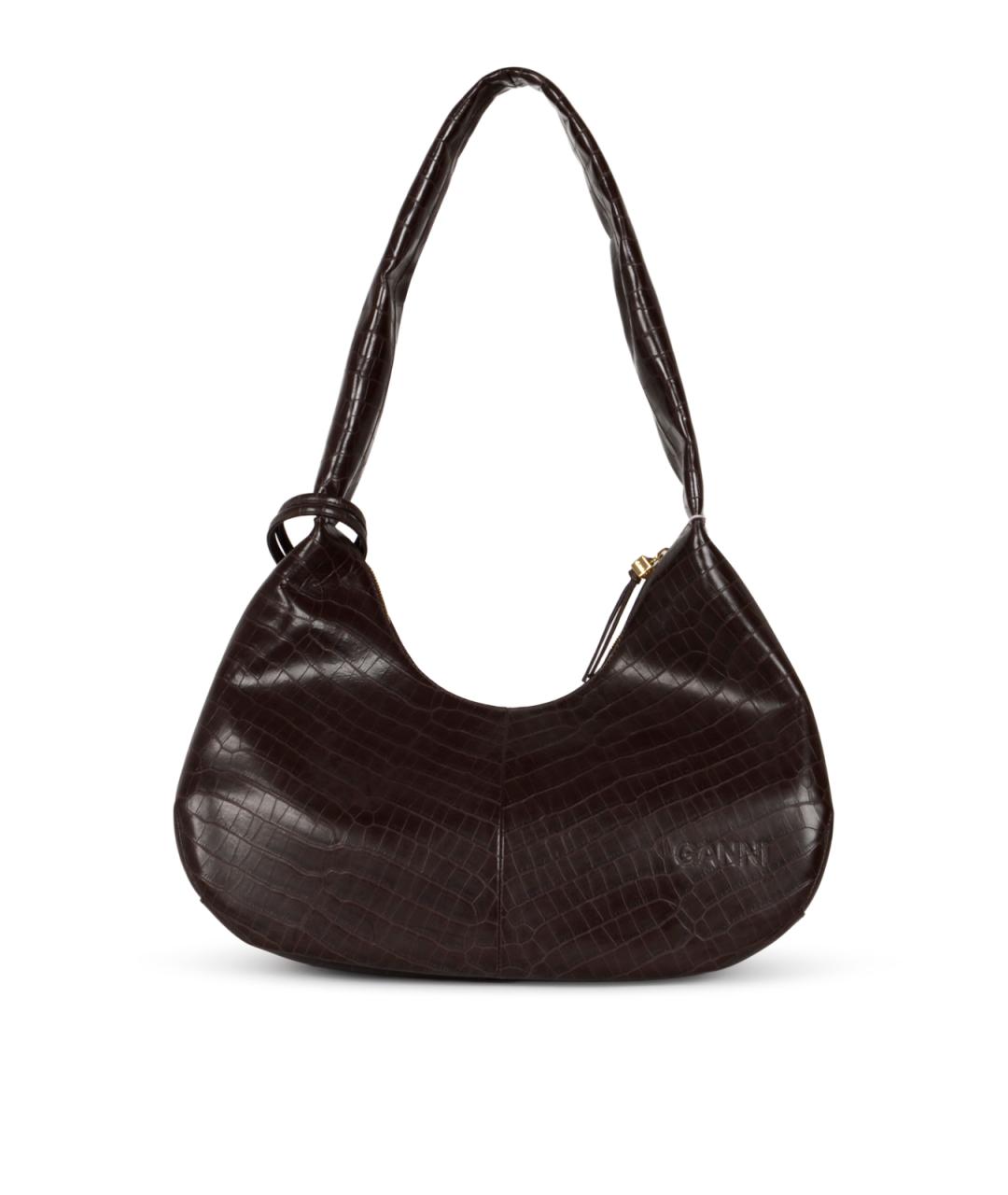 GANNI Коричневая сумка через плечо, фото 3