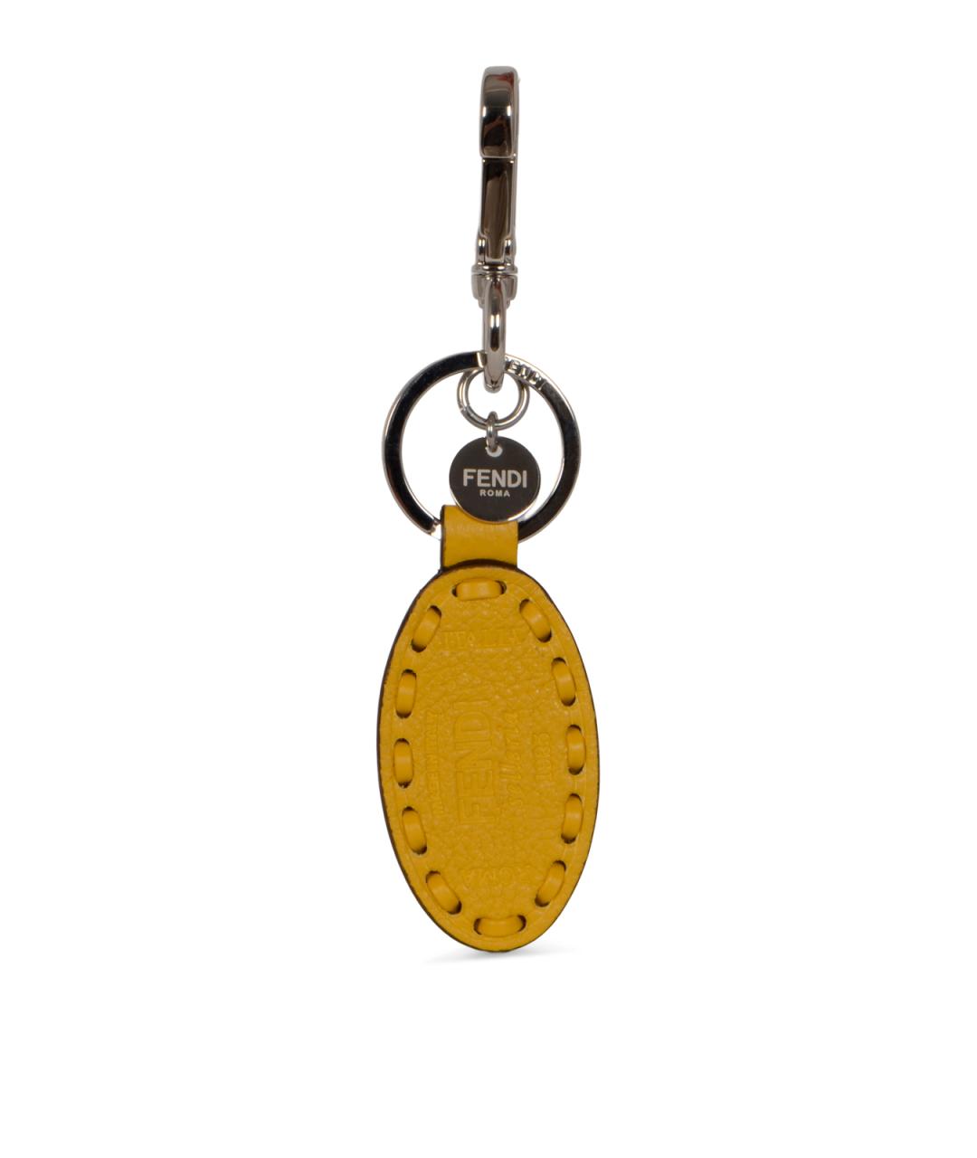FENDI Желтый брелок, фото 1