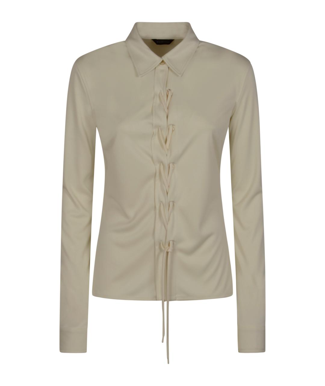 BALENCIAGA Бежевая рубашка, фото 1