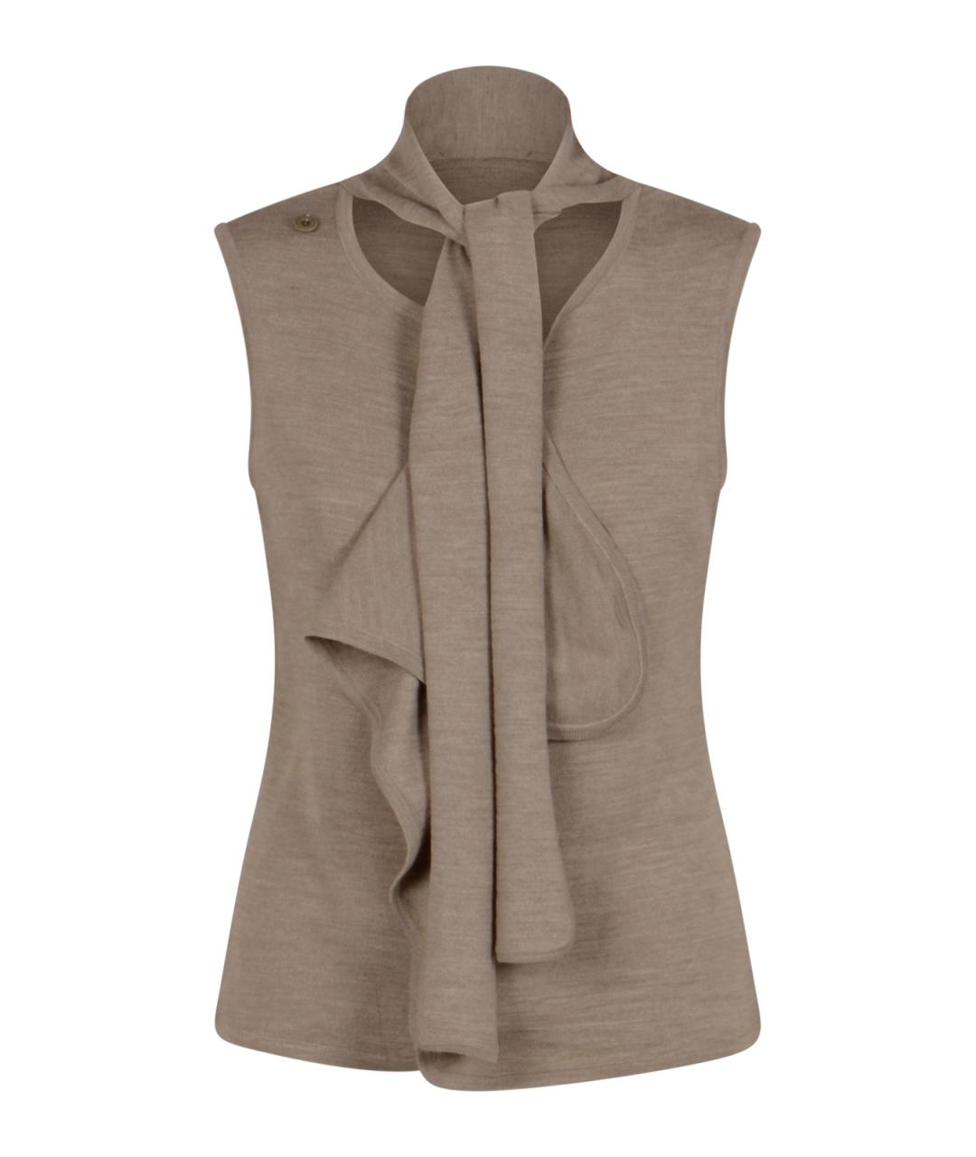 LEMAIRE Бежевый шерстяной кардиган, фото 1