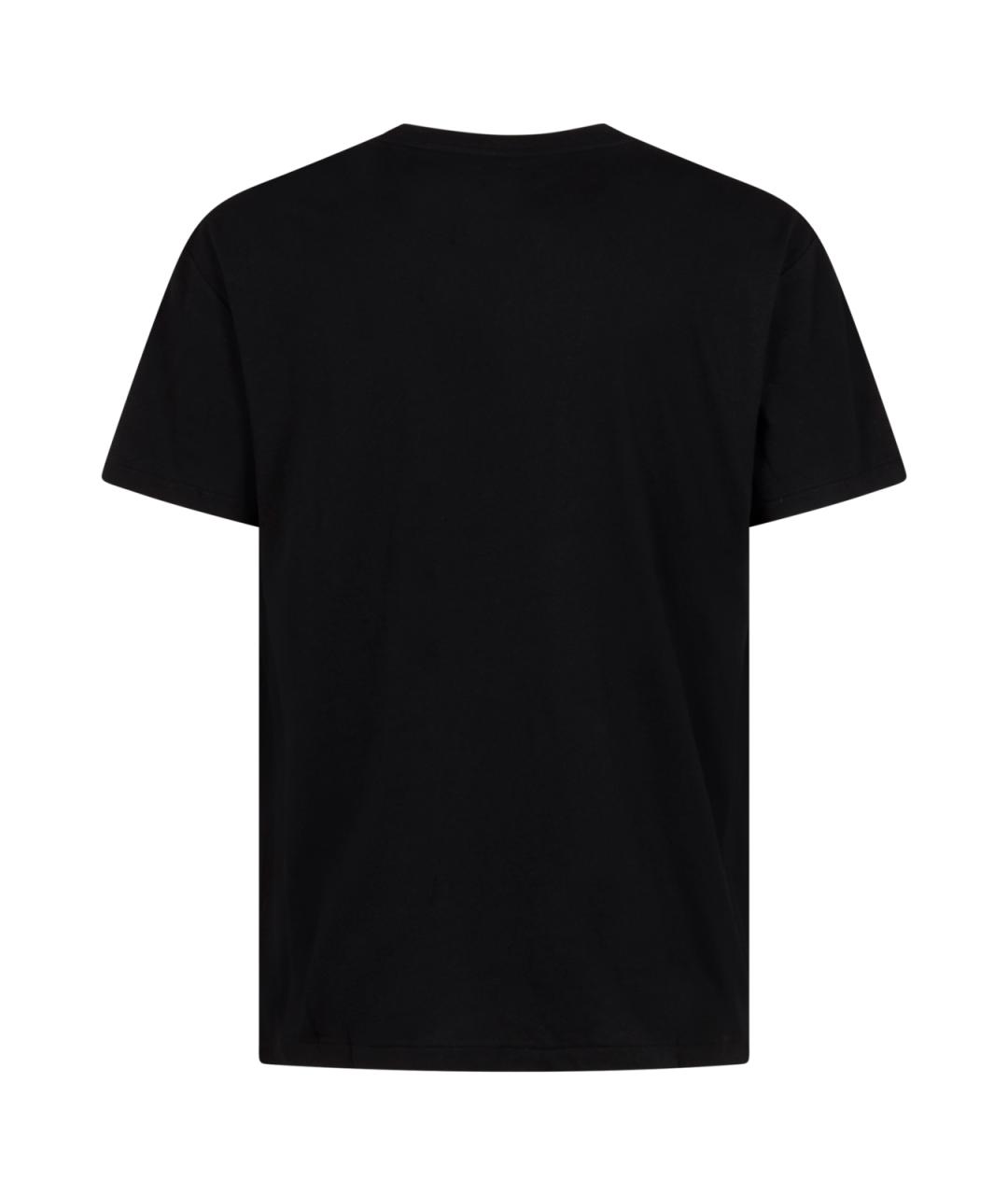POLO RALPH LAUREN Черная хлопковая футболка, фото 2