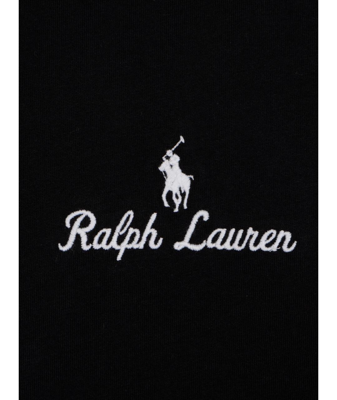 POLO RALPH LAUREN Черная хлопковая футболка, фото 3