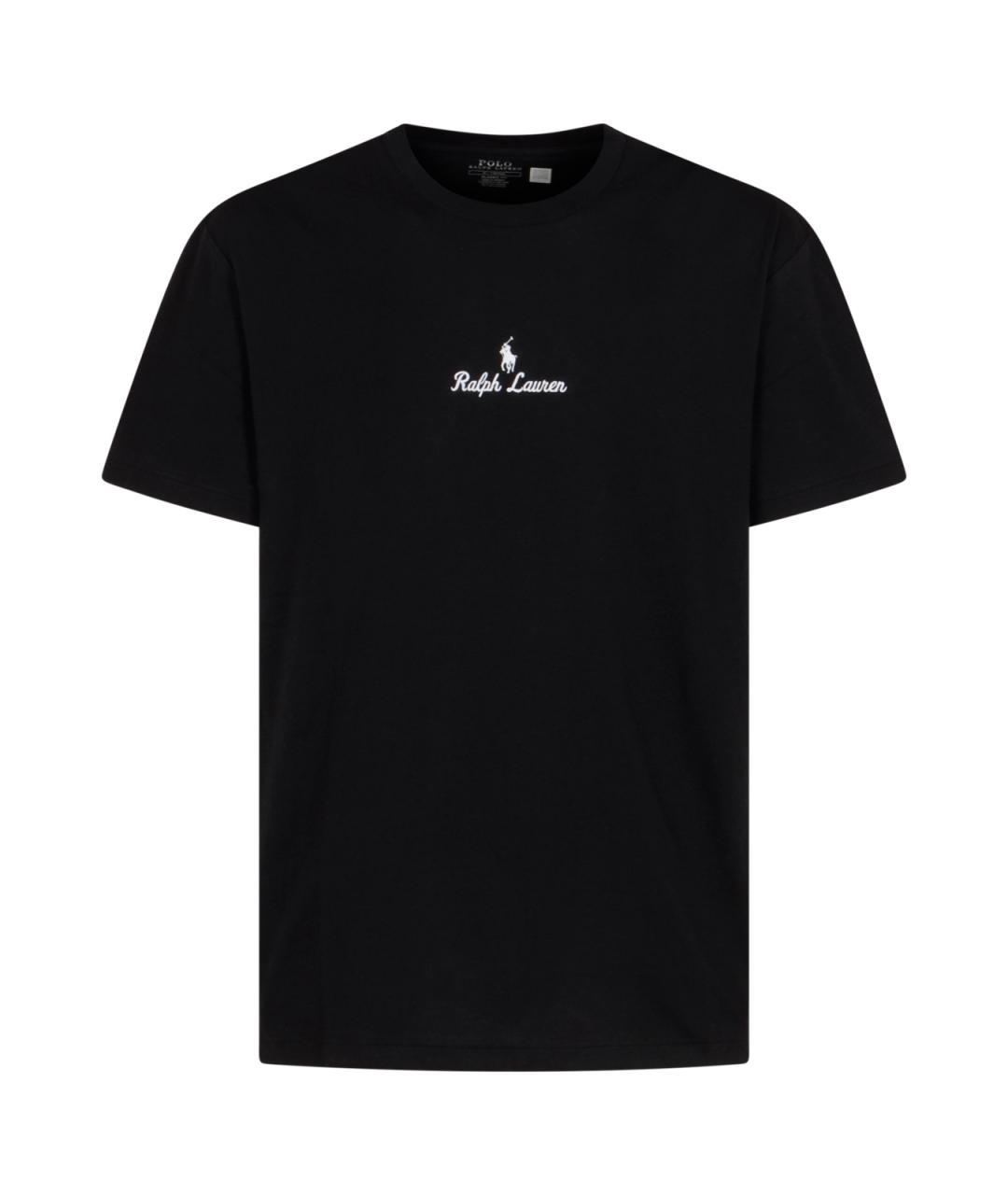 POLO RALPH LAUREN Черная хлопковая футболка, фото 1