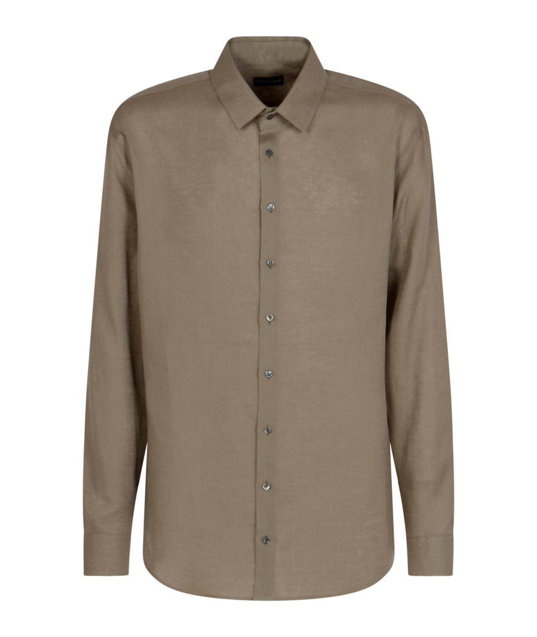GIORGIO ARMANI Льняная кэжуал рубашка, фото 1