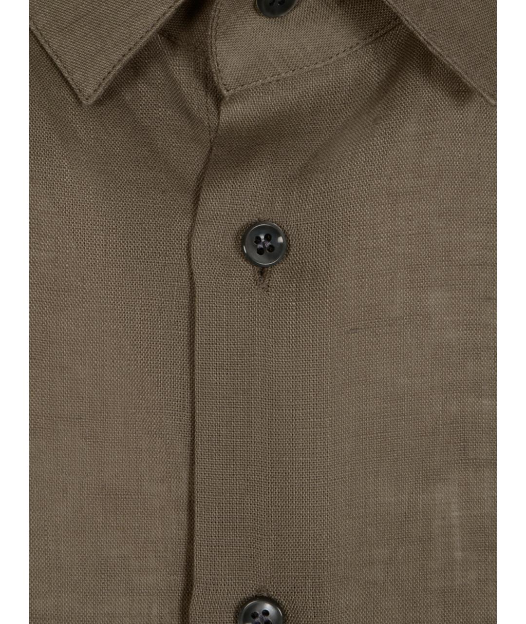 GIORGIO ARMANI Льняная кэжуал рубашка, фото 3