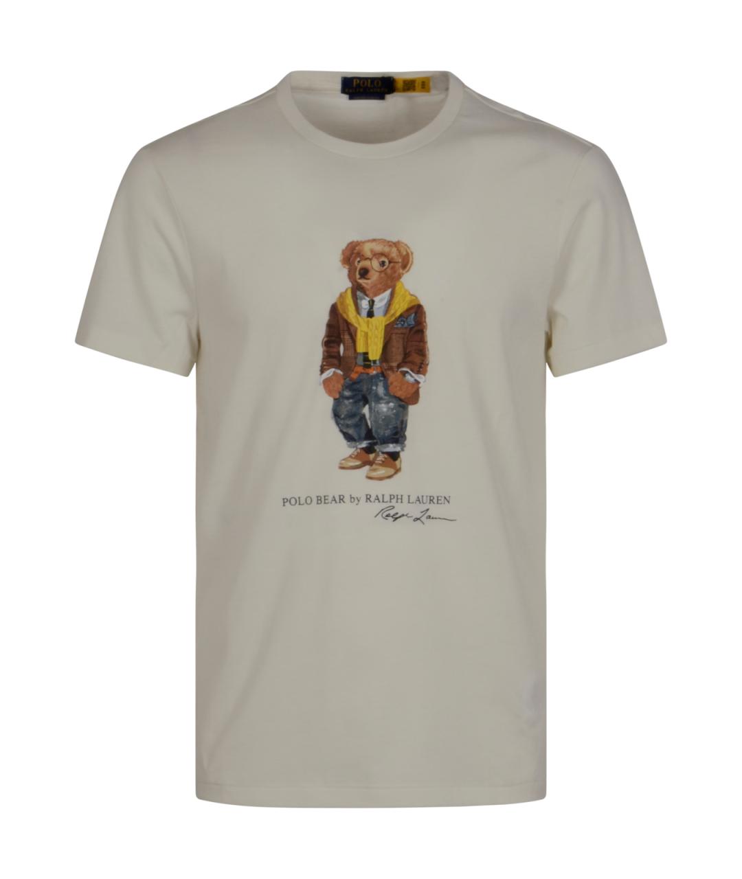 POLO RALPH LAUREN Белая хлопковая футболка, фото 1