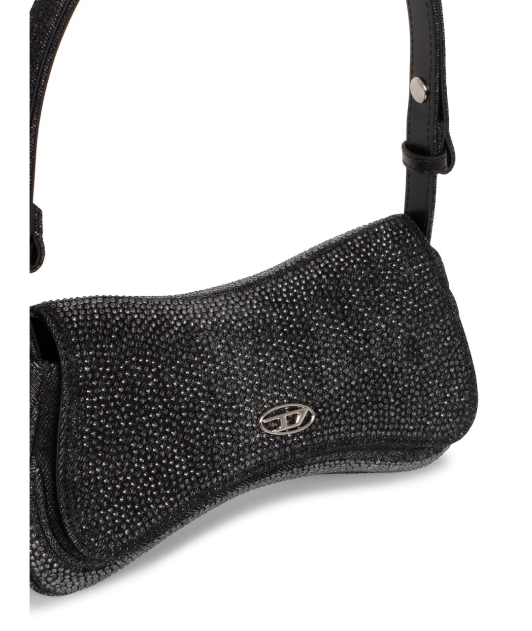 DIESEL Серая тканевая сумка через плечо, фото 4