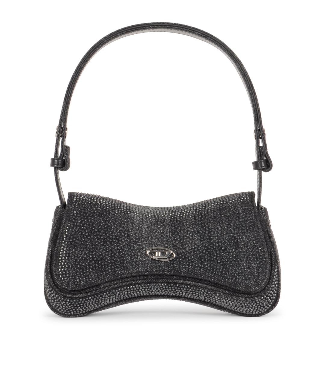 DIESEL Серая тканевая сумка через плечо, фото 1