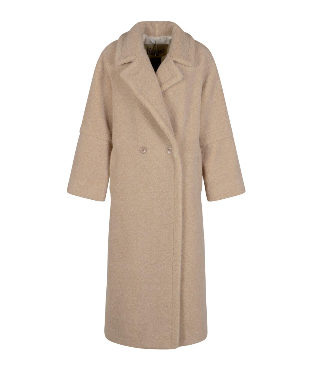 HERNO Бежевое пальто, фото 1