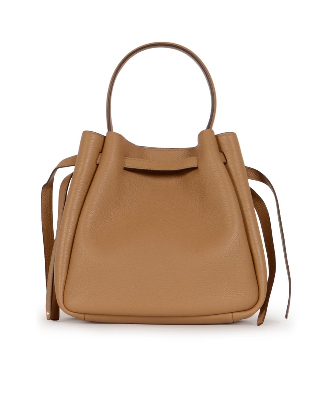 TORY BURCH Бежевая кожаная сумка тоут, фото 2