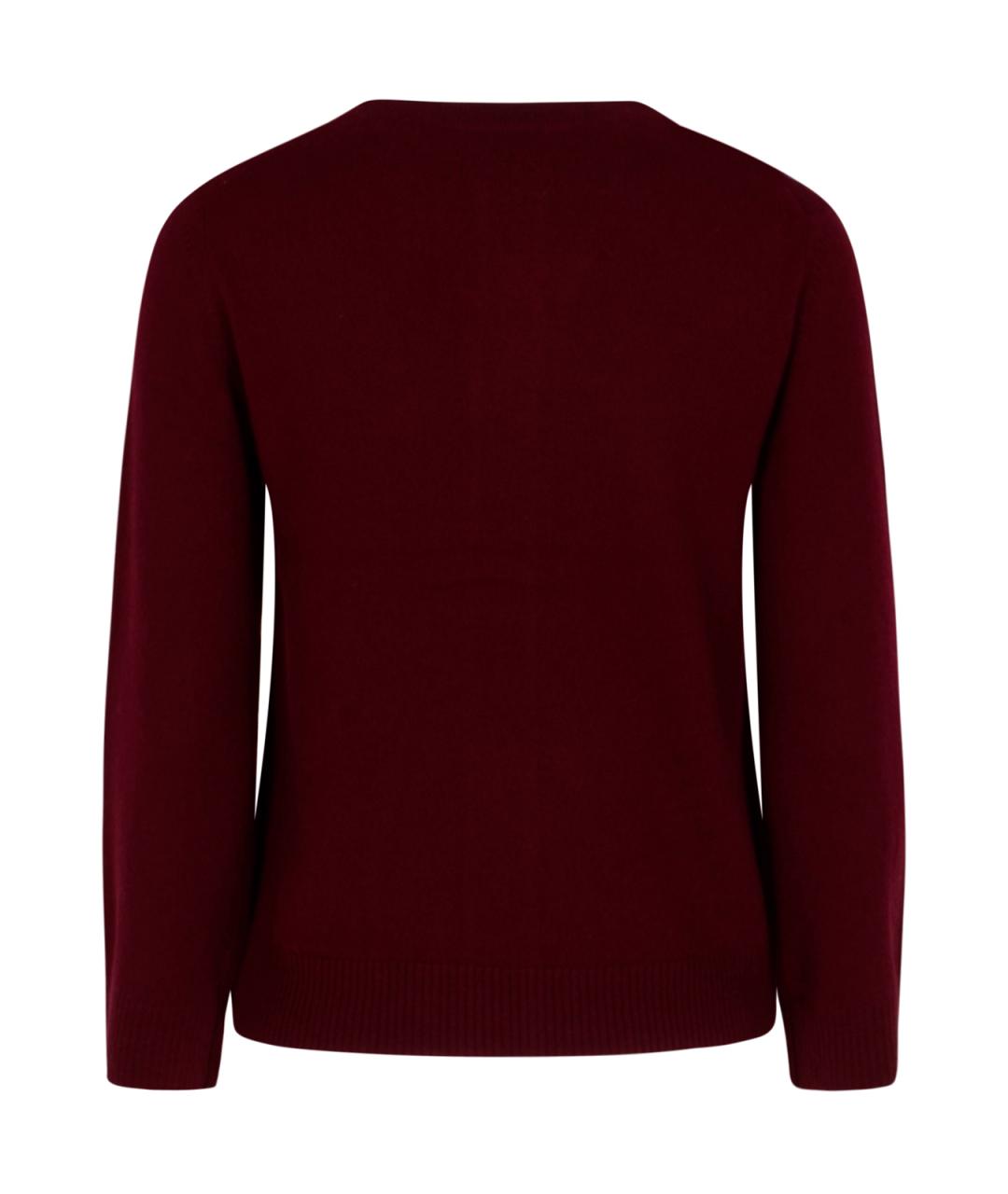 GANNI Бордовый шерстяной кардиган, фото 2