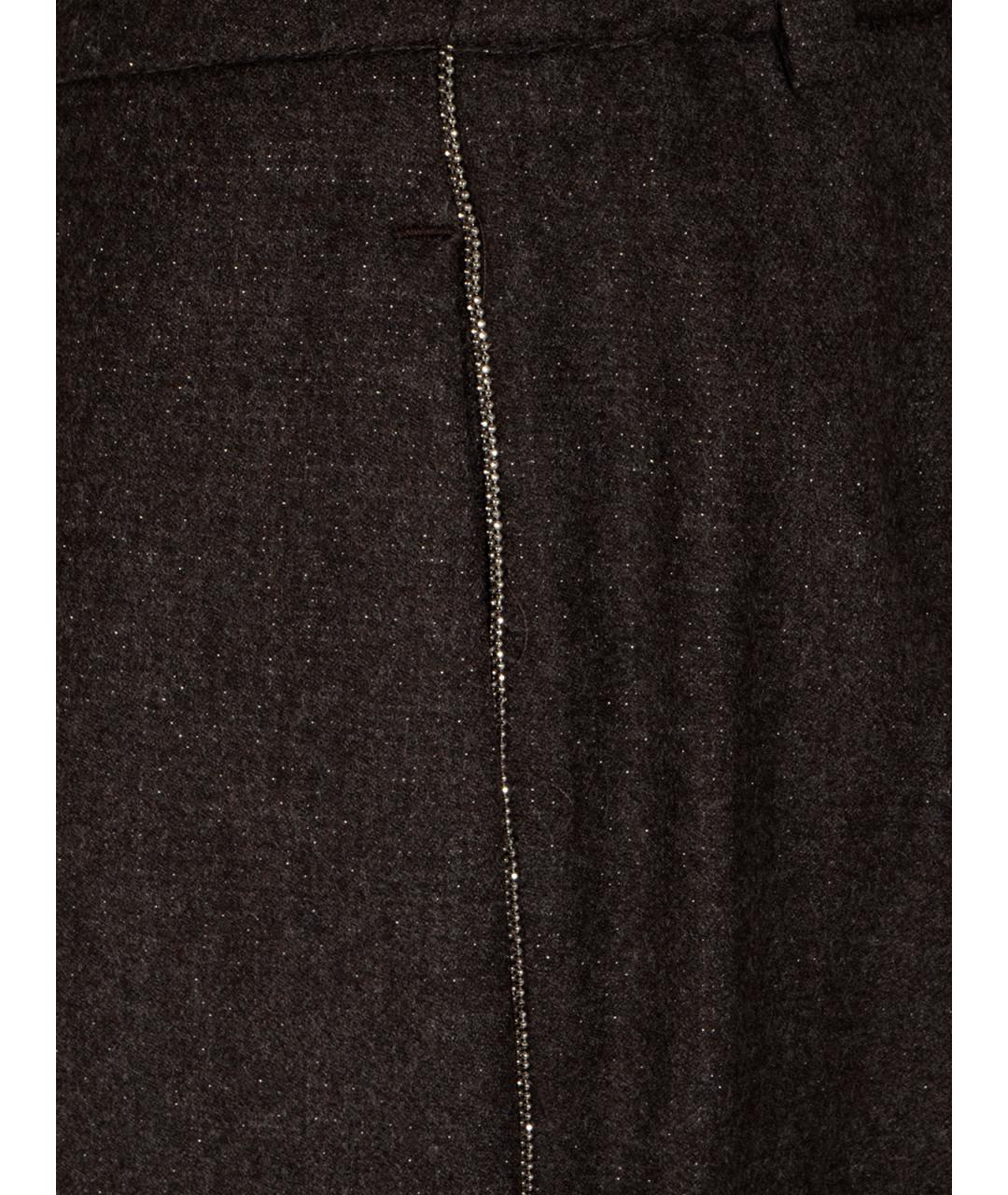 PESERICO Коричневые прямые брюки, фото 3