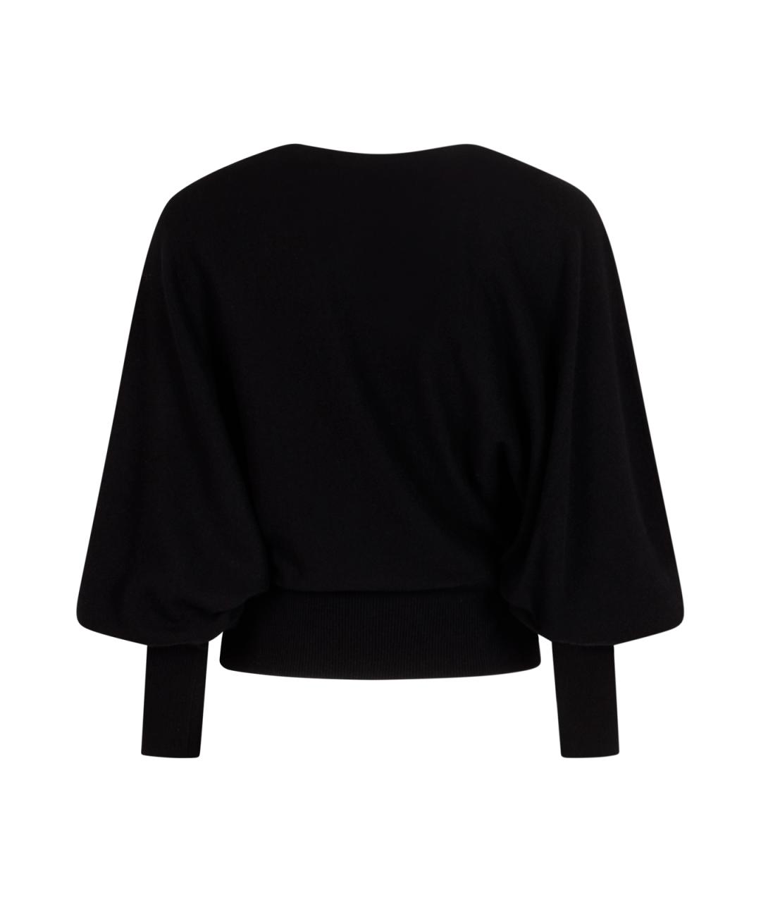 ALBERTA FERRETTI Черный шерстяной джемпер / свитер, фото 2