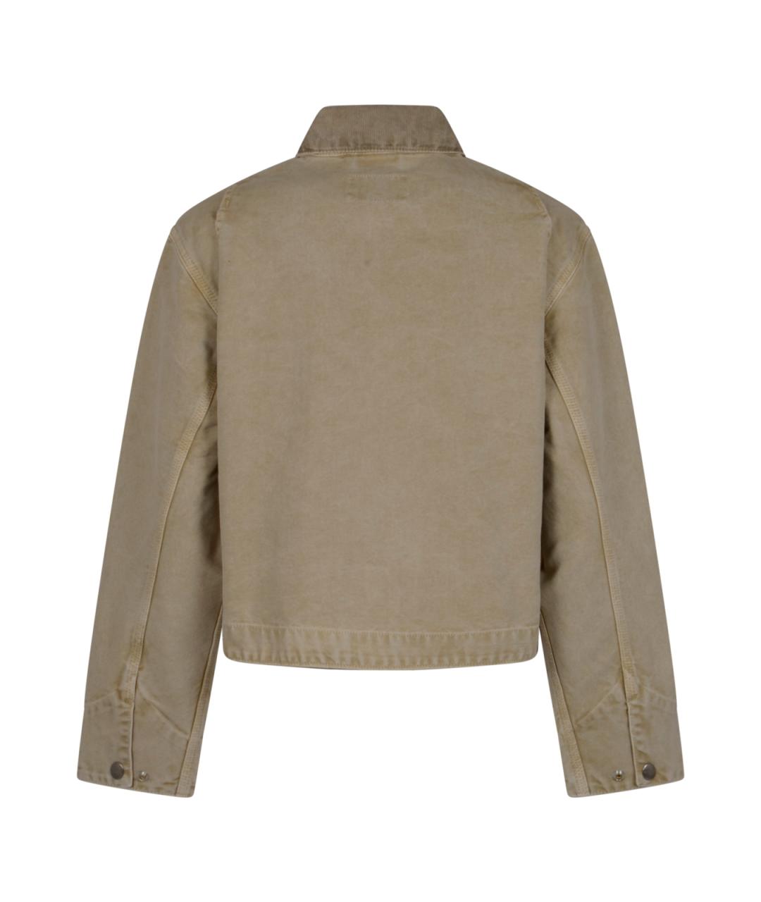 CARHARTT WIP Бежевая хлопковая куртка, фото 2