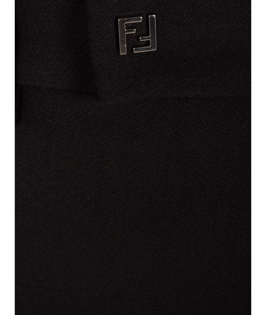 FENDI Коричневые полиэстеровые повседневные брюки, фото 3