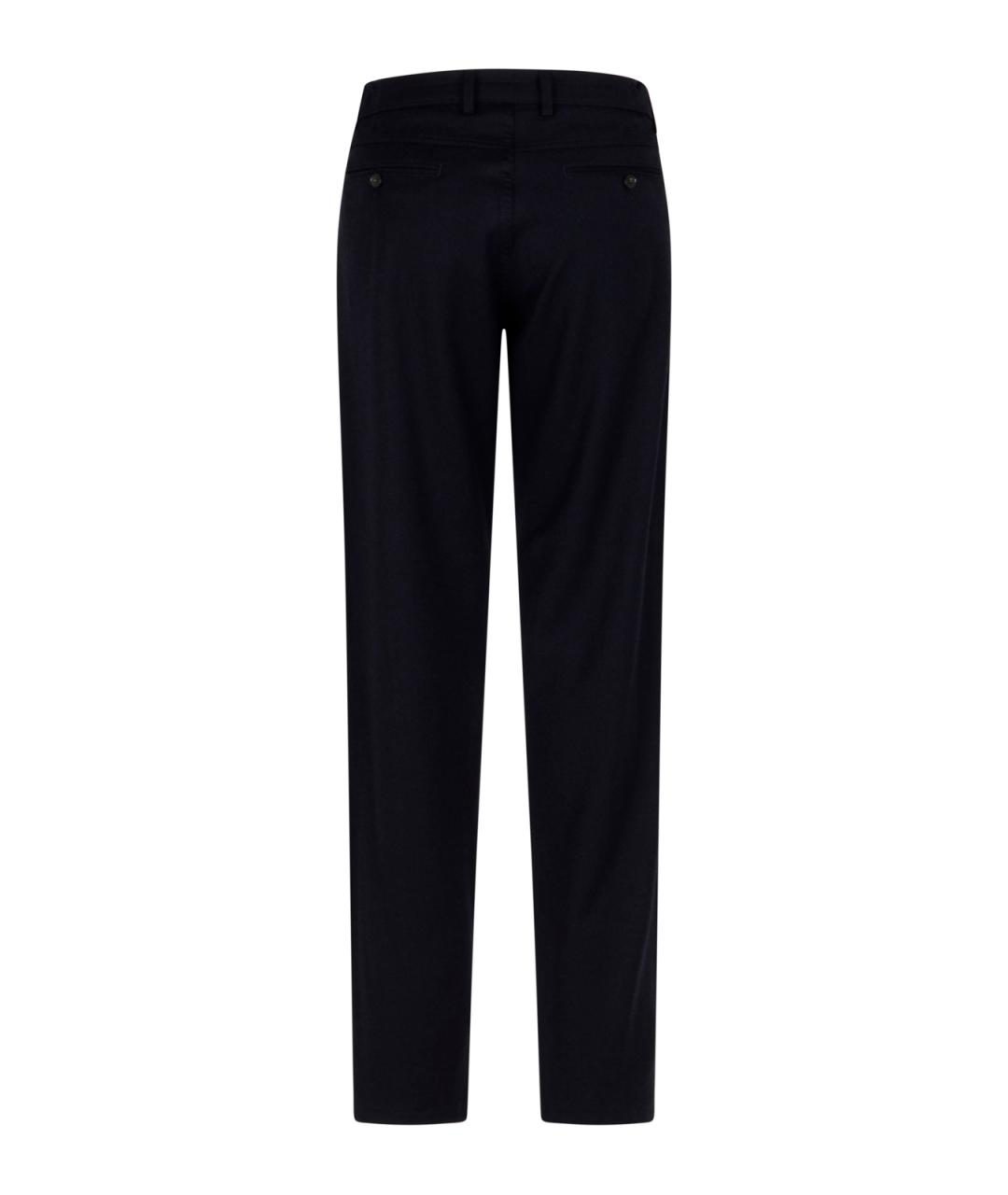 CANALI Черные повседневные брюки, фото 2