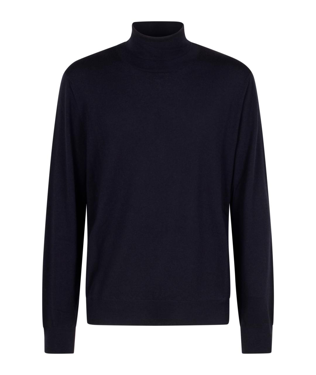 CANALI Черный кашемировый джемпер / свитер, фото 1