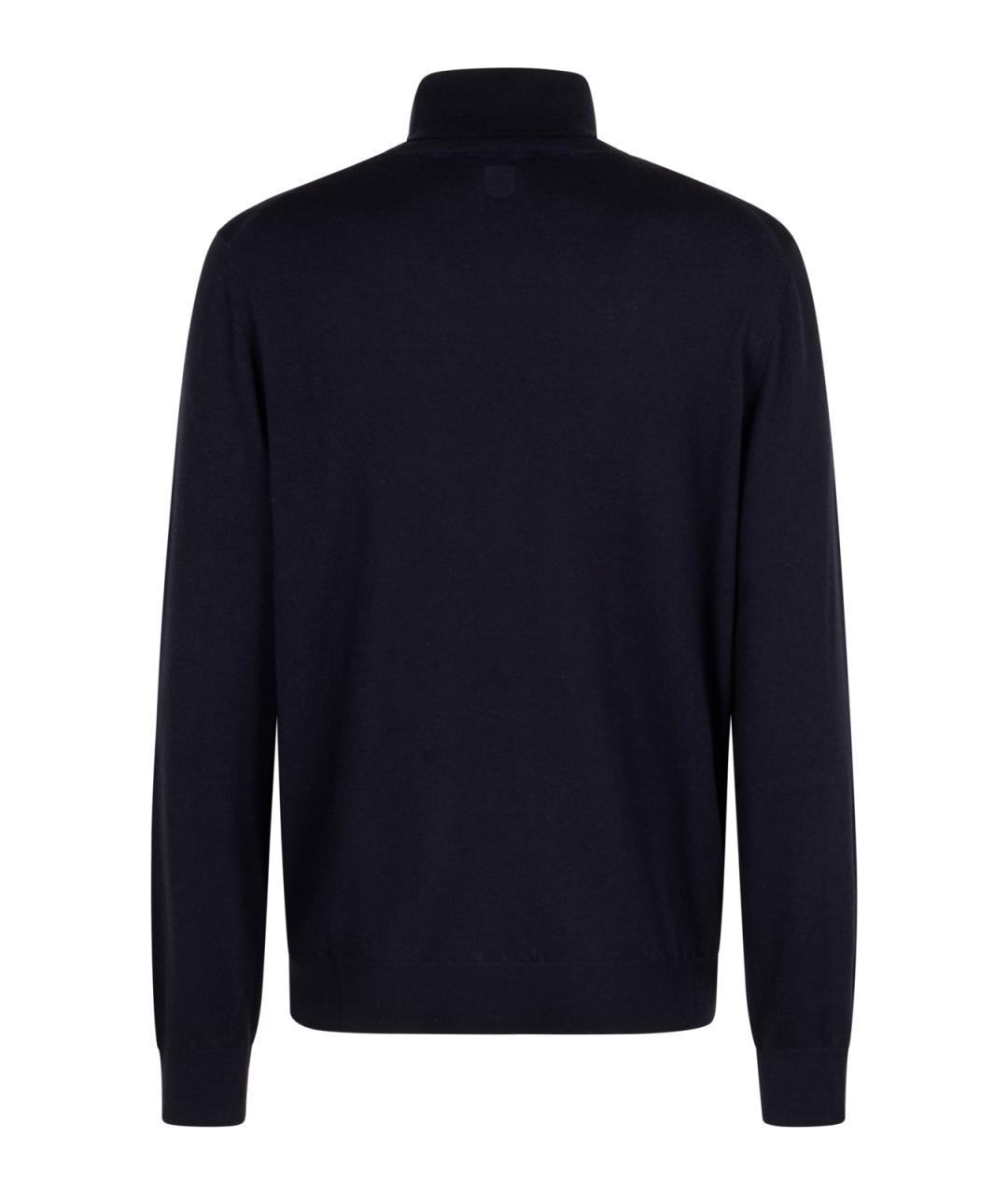 CANALI Черный кашемировый джемпер / свитер, фото 2