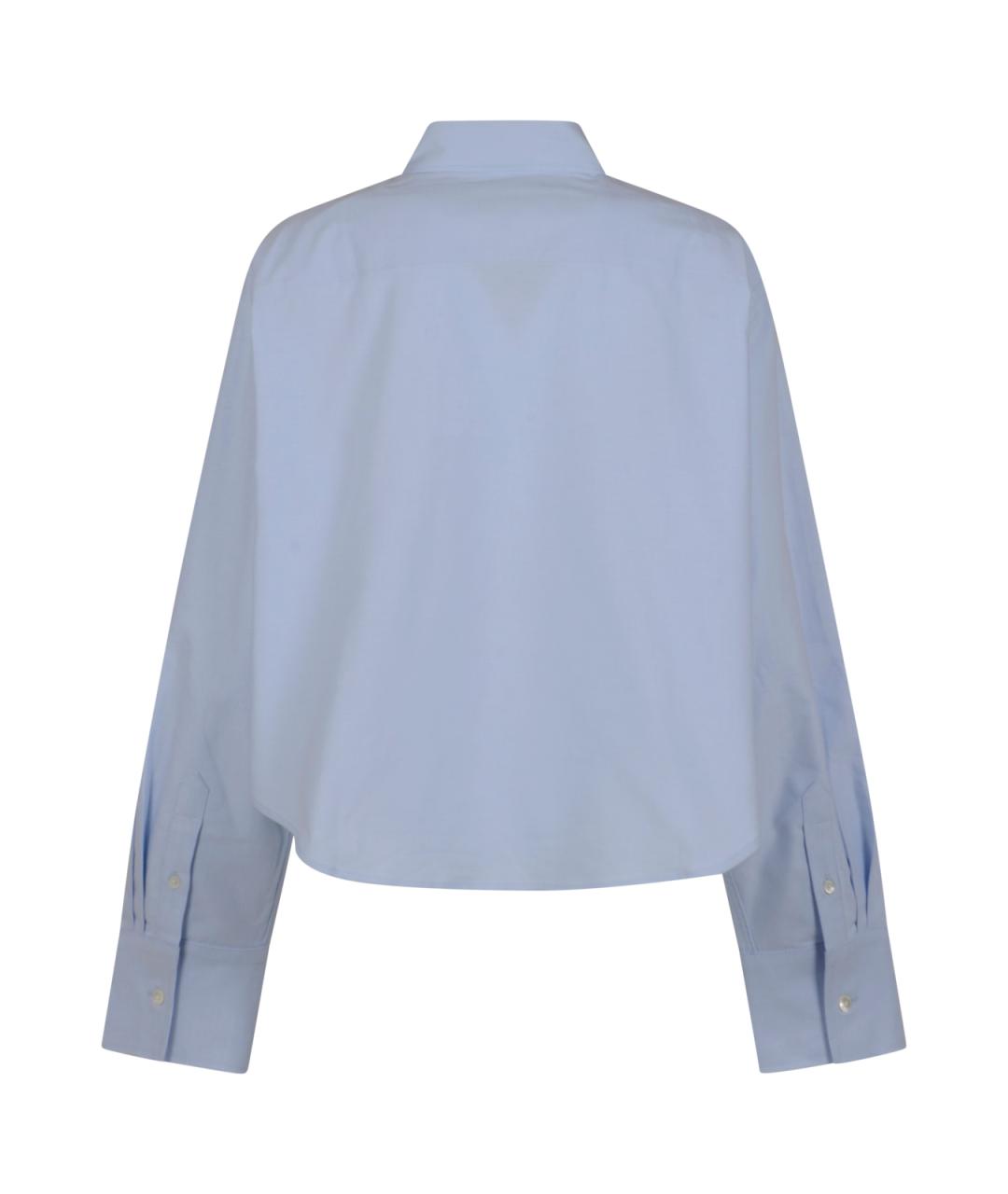 Ami Paris Голубая хлопковая рубашка, фото 2