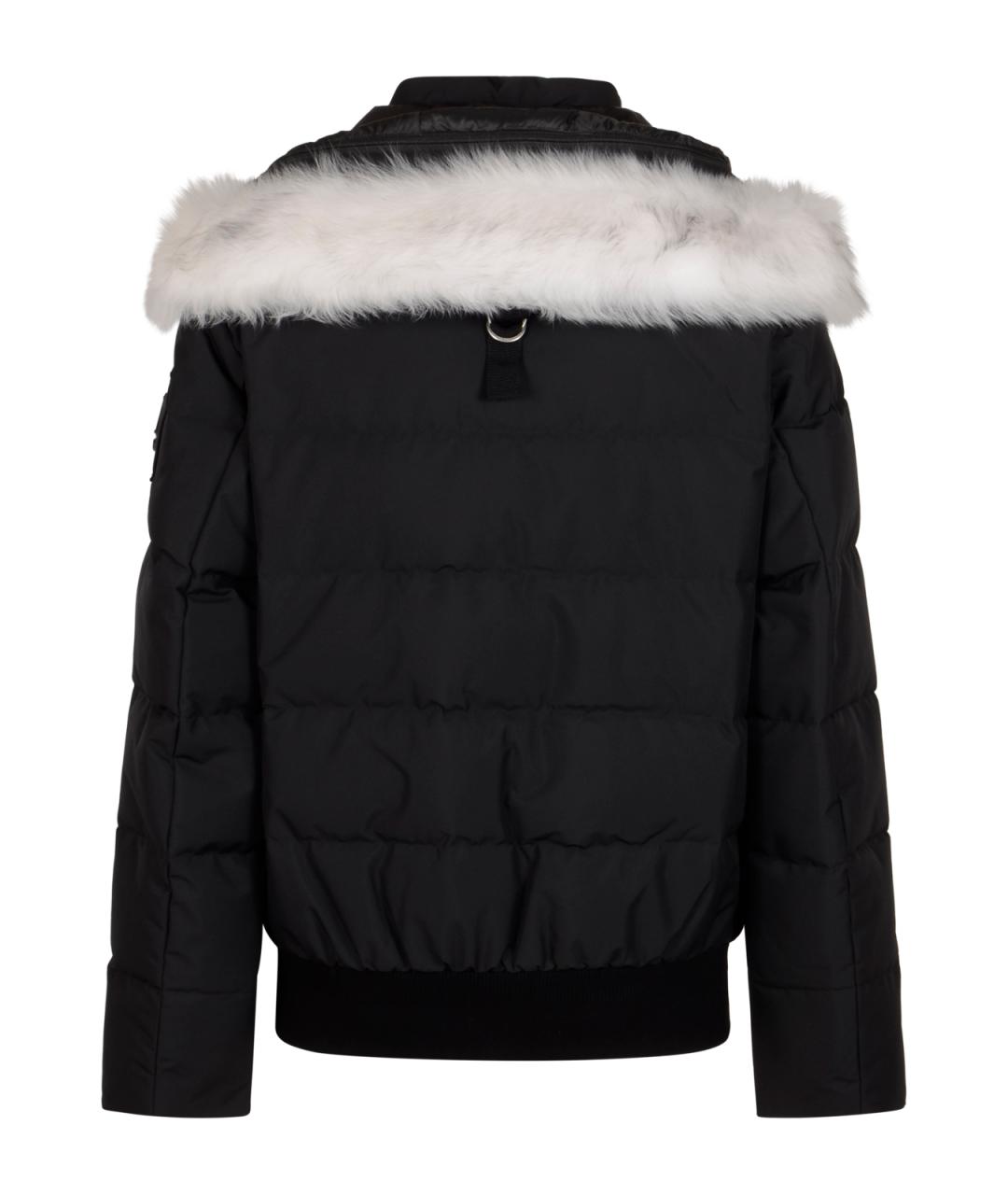 MOOSE KNUCKLES Черная полиэстеровая куртка, фото 2