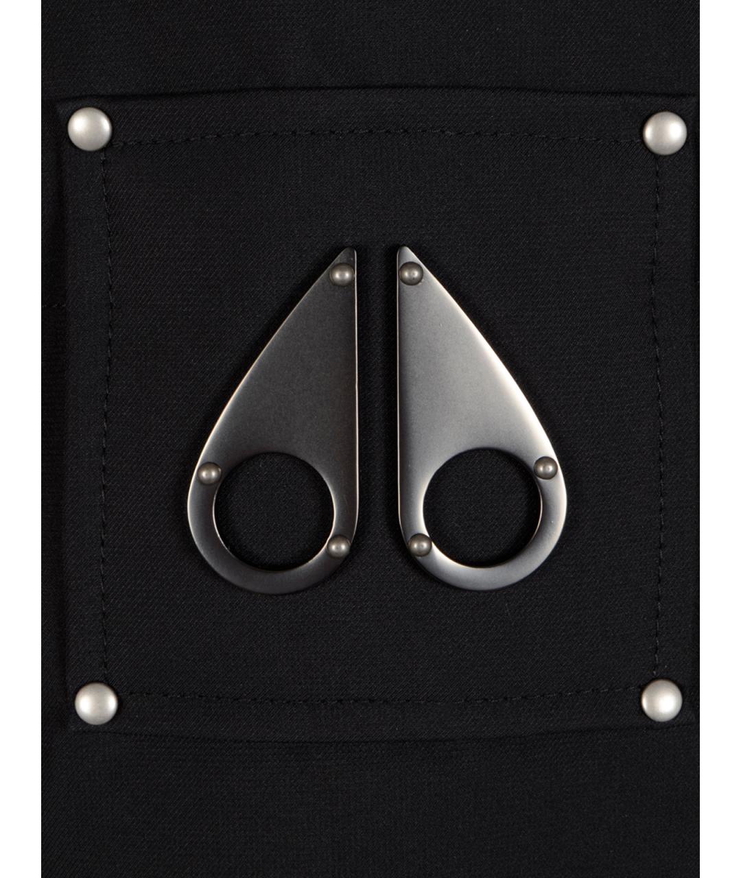 MOOSE KNUCKLES Черная полиэстеровая куртка, фото 3