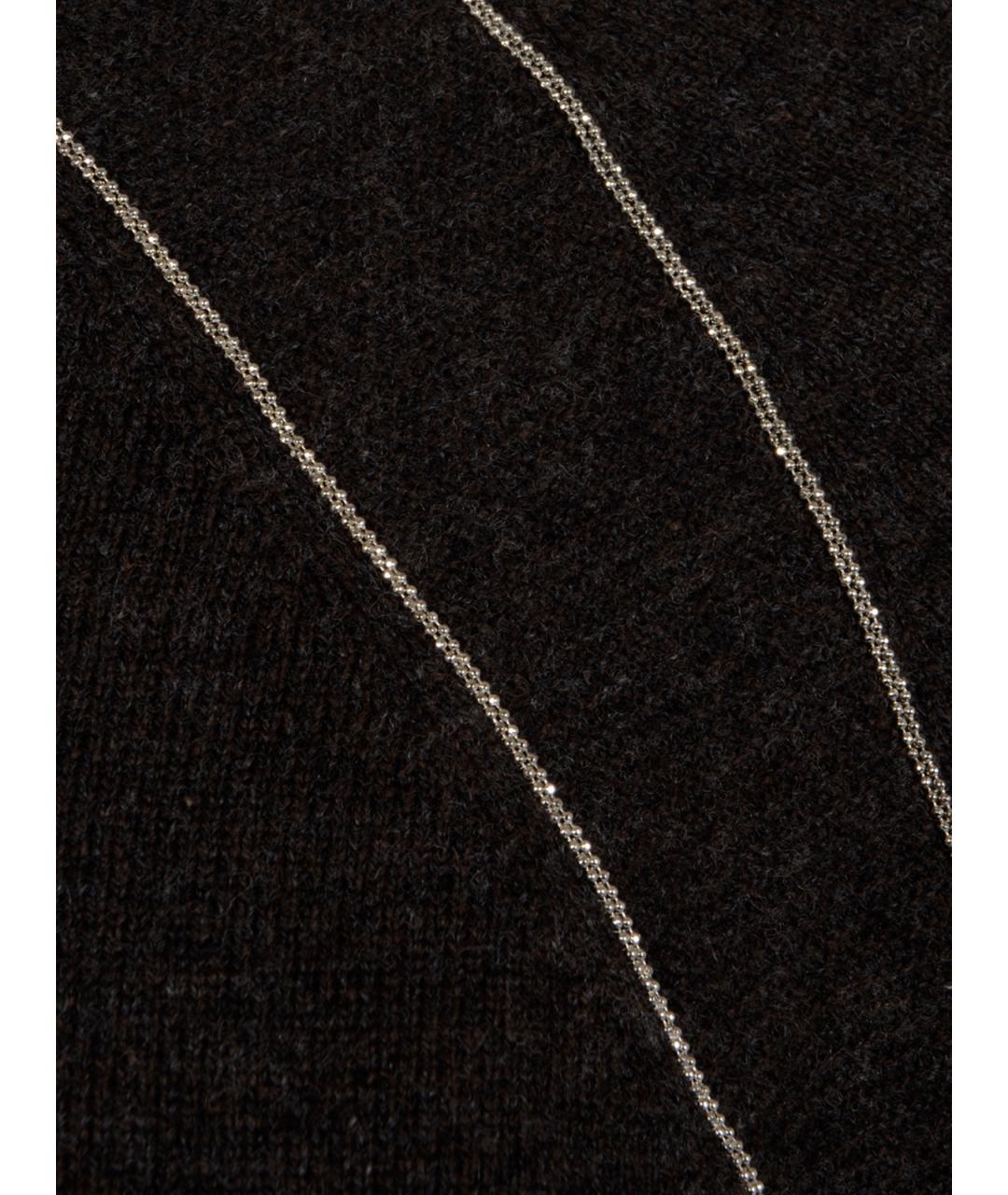 PESERICO Коричневый кашемировый джемпер / свитер, фото 3