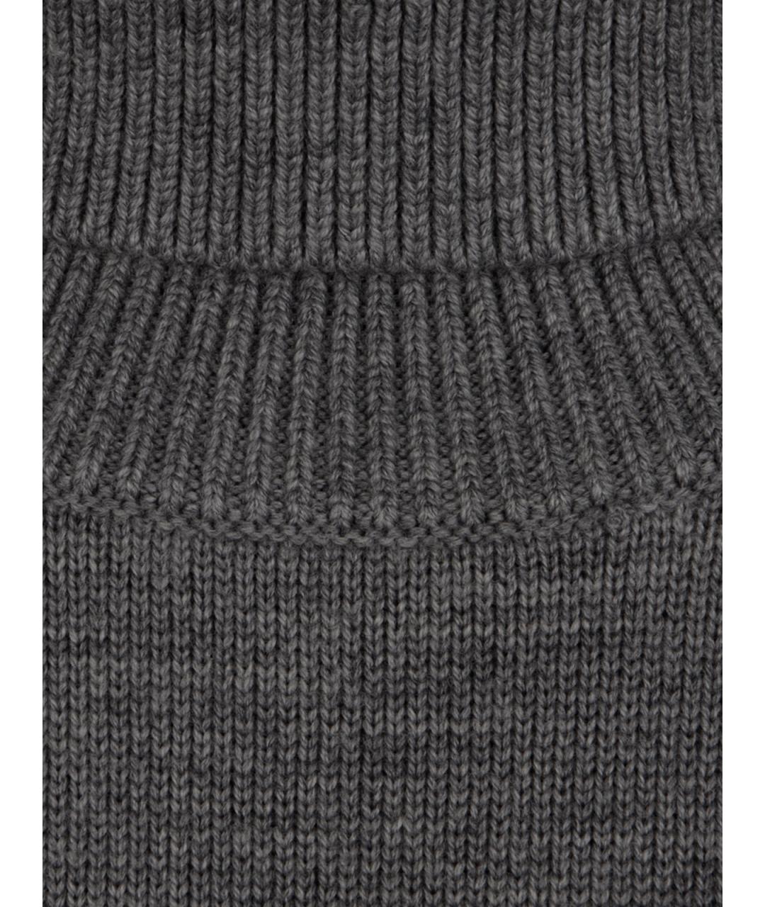 TOTEME Серый шерстяной джемпер / свитер, фото 3