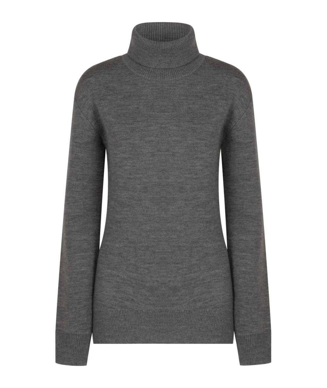 TOTEME Серый шерстяной джемпер / свитер, фото 1